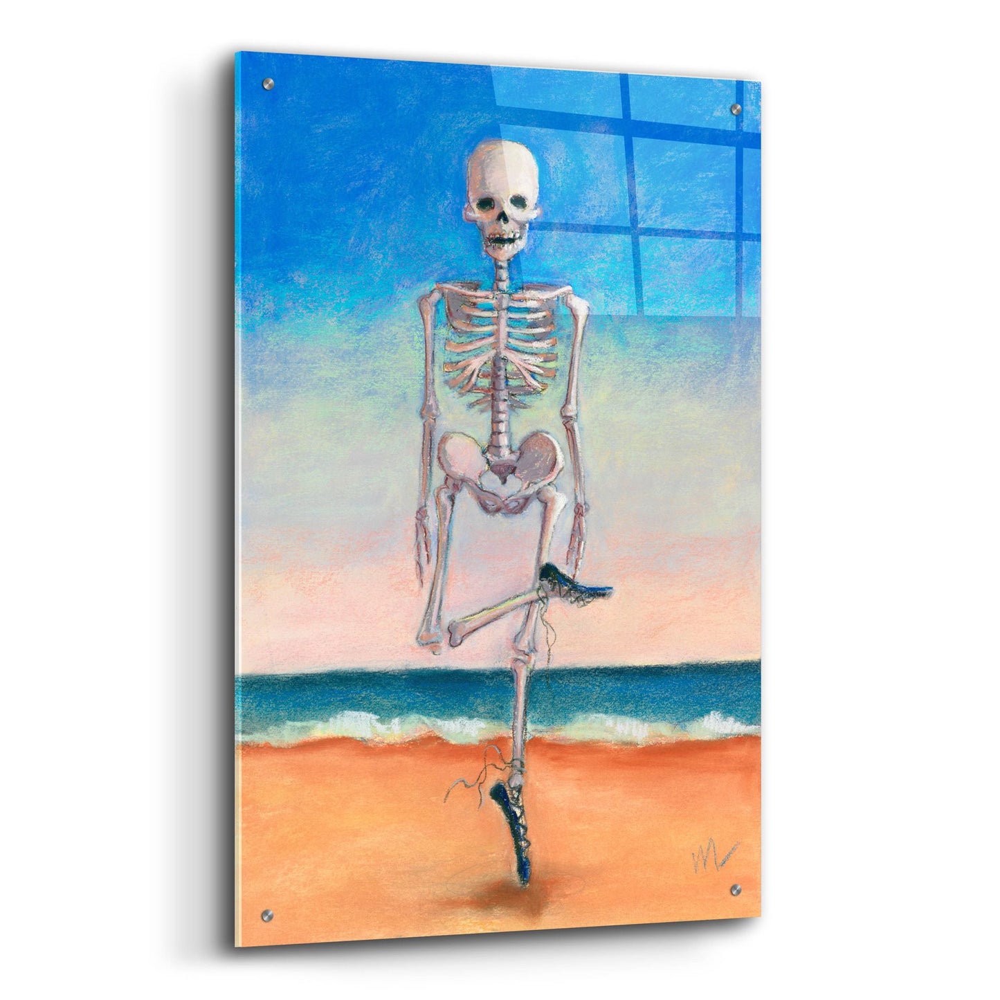 Epic Art 'Skeltic Dancer' by Marie Marfia Fine Art, Acrylic Glass Wall Art,24x36