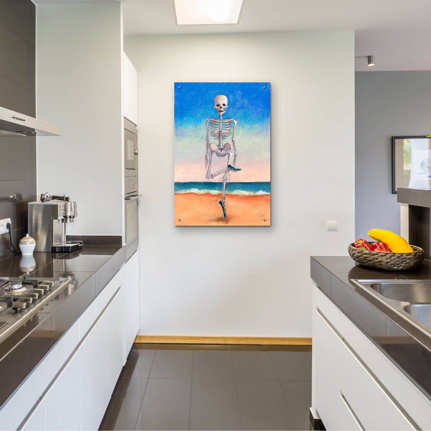 Epic Art 'Skeltic Dancer' by Marie Marfia Fine Art, Acrylic Glass Wall Art,24x36