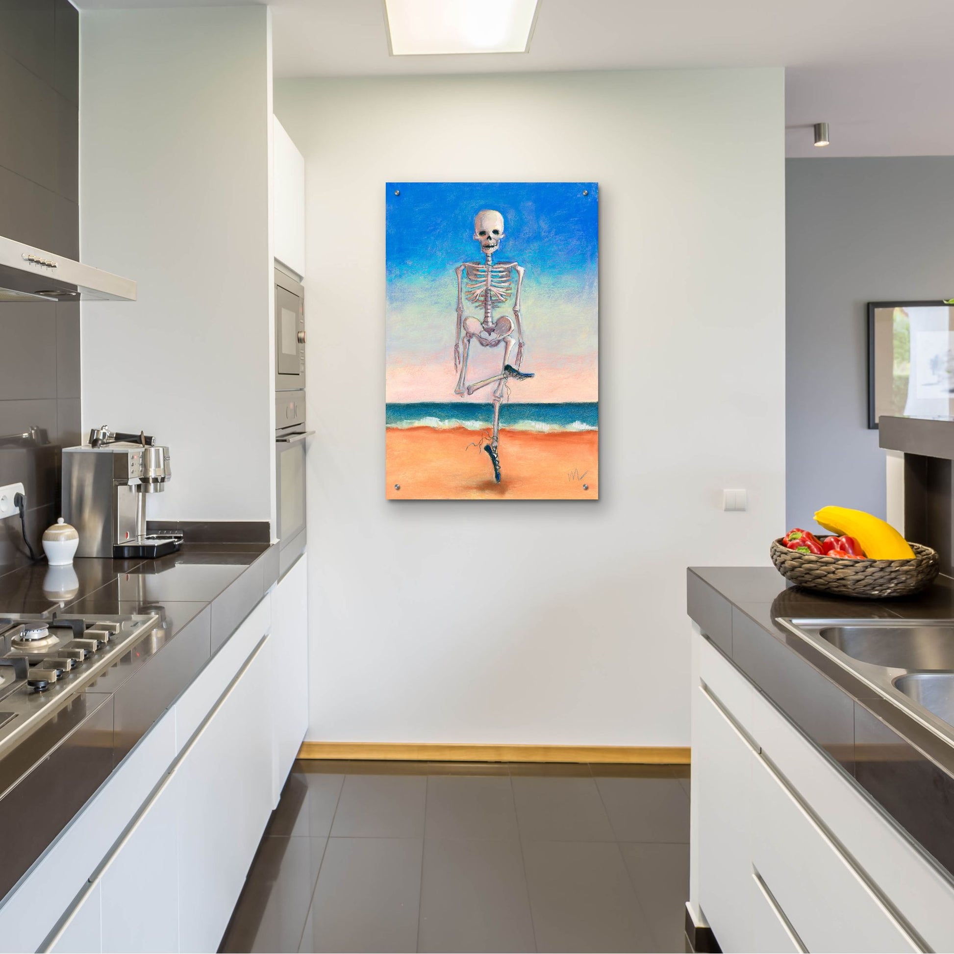 Epic Art 'Skeltic Dancer' by Marie Marfia Fine Art, Acrylic Glass Wall Art,24x36