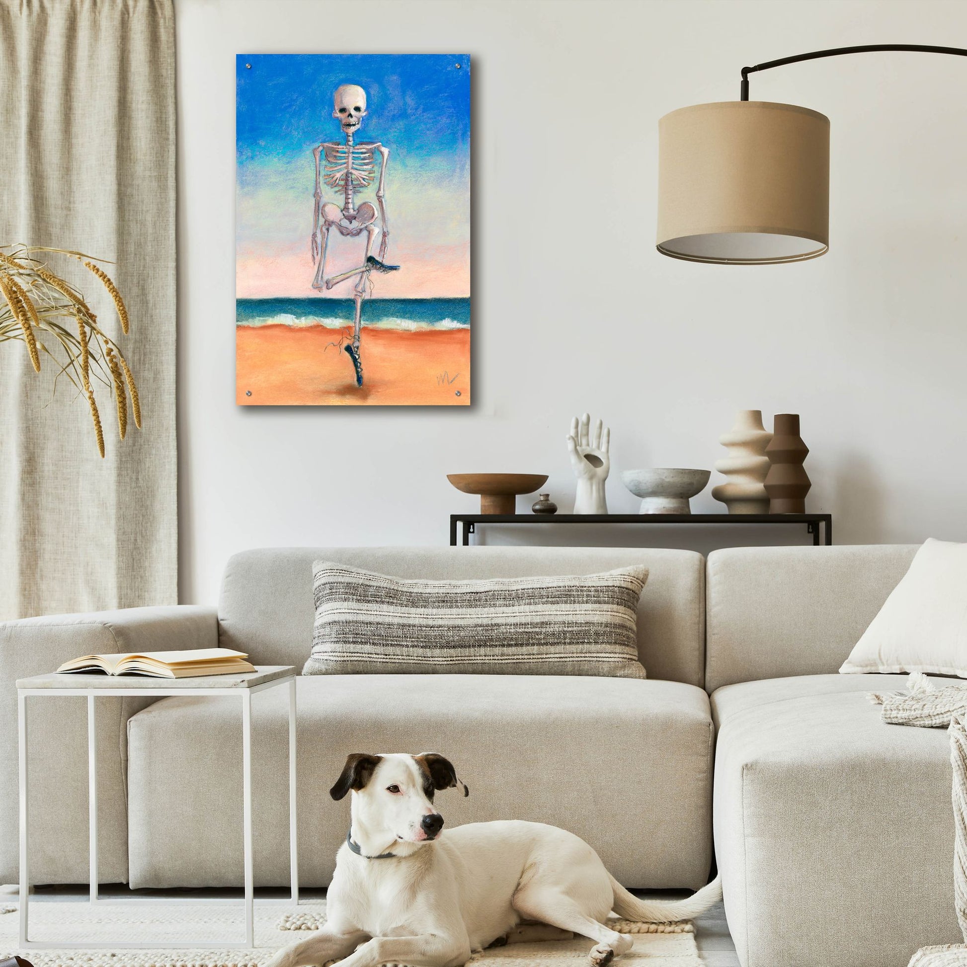 Epic Art 'Skeltic Dancer' by Marie Marfia Fine Art, Acrylic Glass Wall Art,24x36
