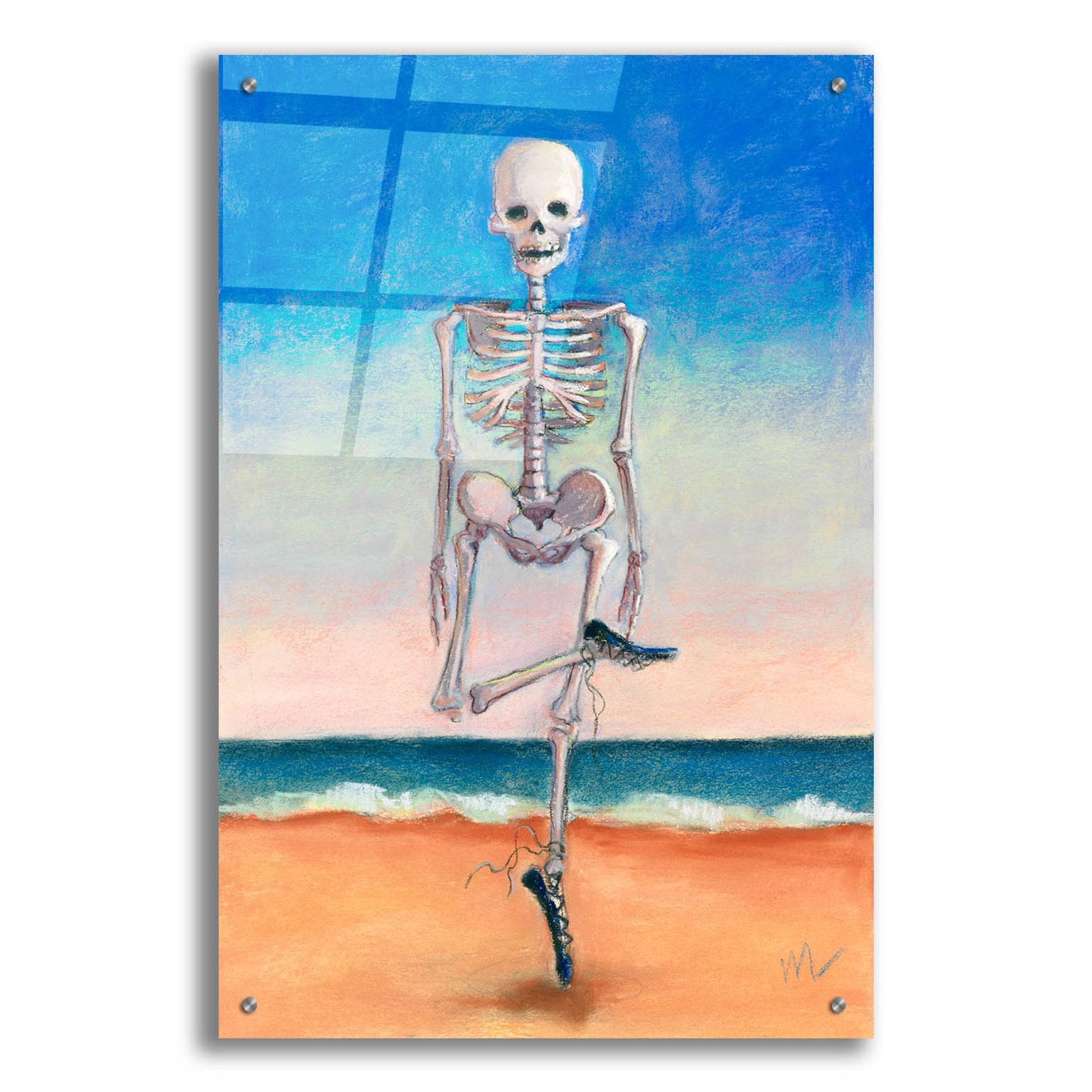 Epic Art 'Skeltic Dancer' by Marie Marfia Fine Art, Acrylic Glass Wall Art,24x36