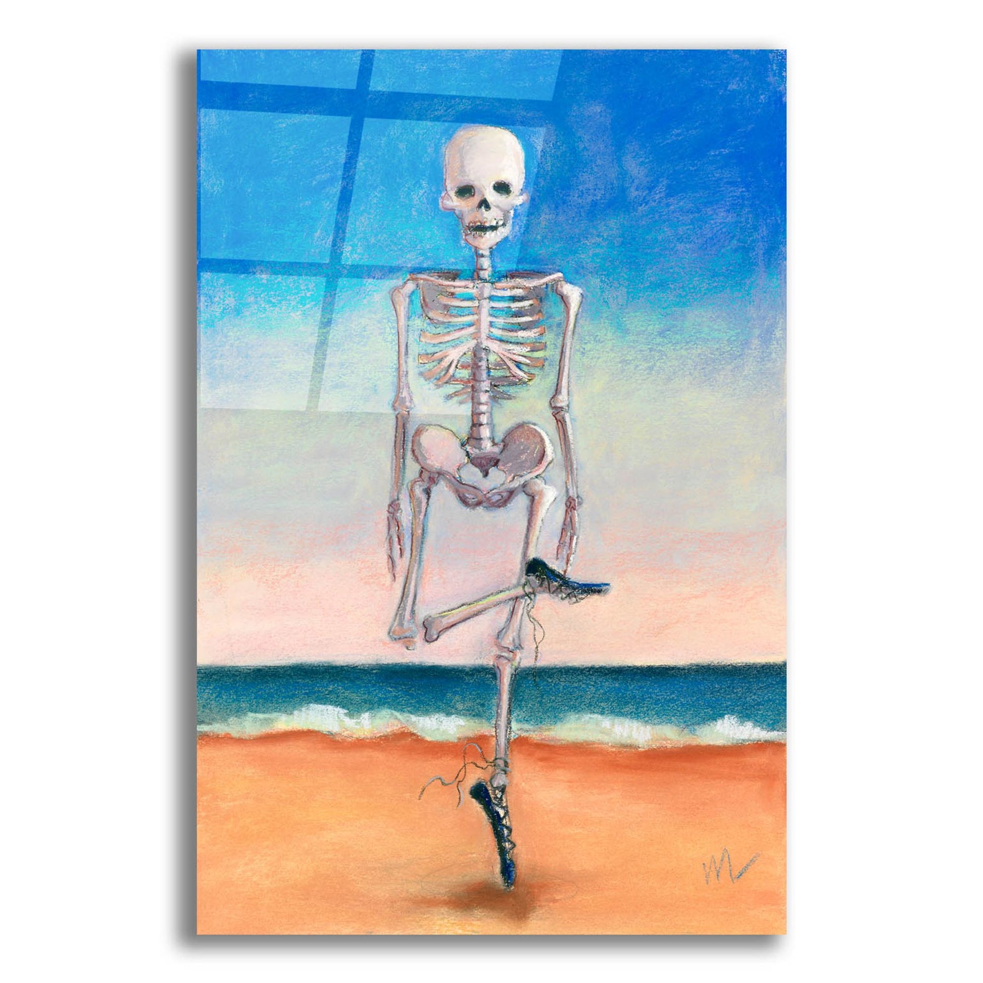 Epic Art 'Skeltic Dancer' by Marie Marfia Fine Art, Acrylic Glass Wall Art