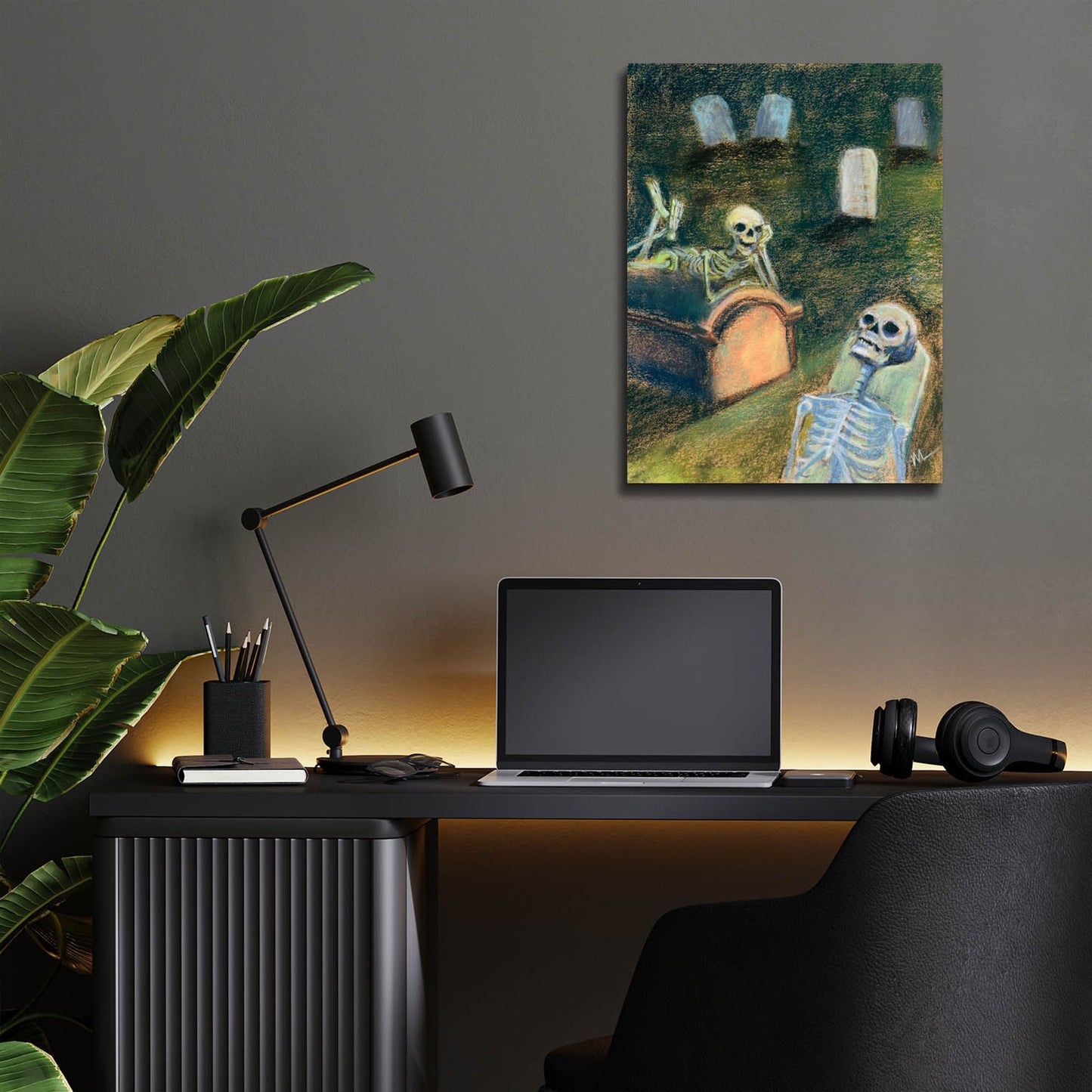 Epic Art 'There's nothing to do in this town' by Marie Marfia Fine Art, Acrylic Glass Wall Art,12x16