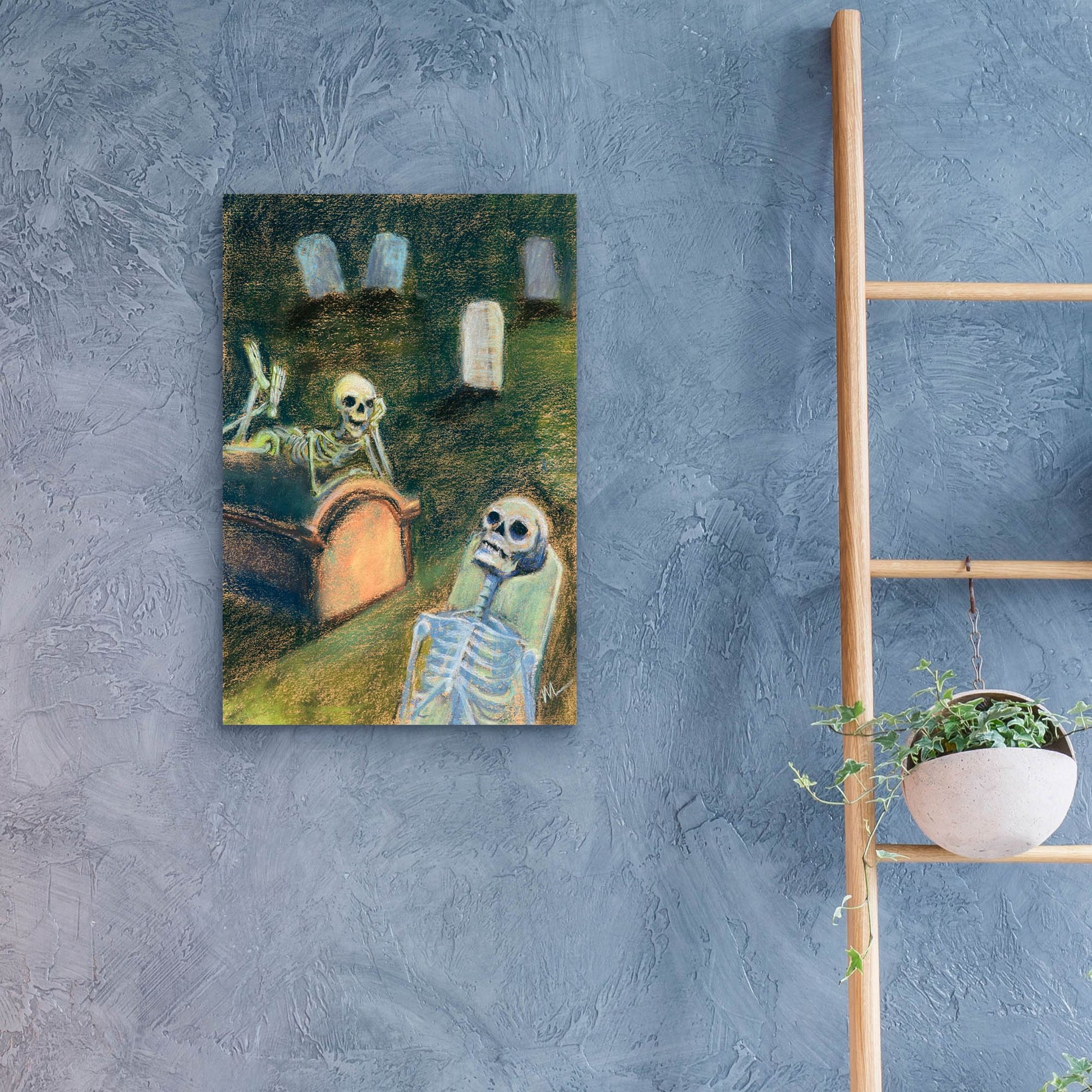 Epic Art 'There's nothing to do in this town' by Marie Marfia Fine Art, Acrylic Glass Wall Art,16x24