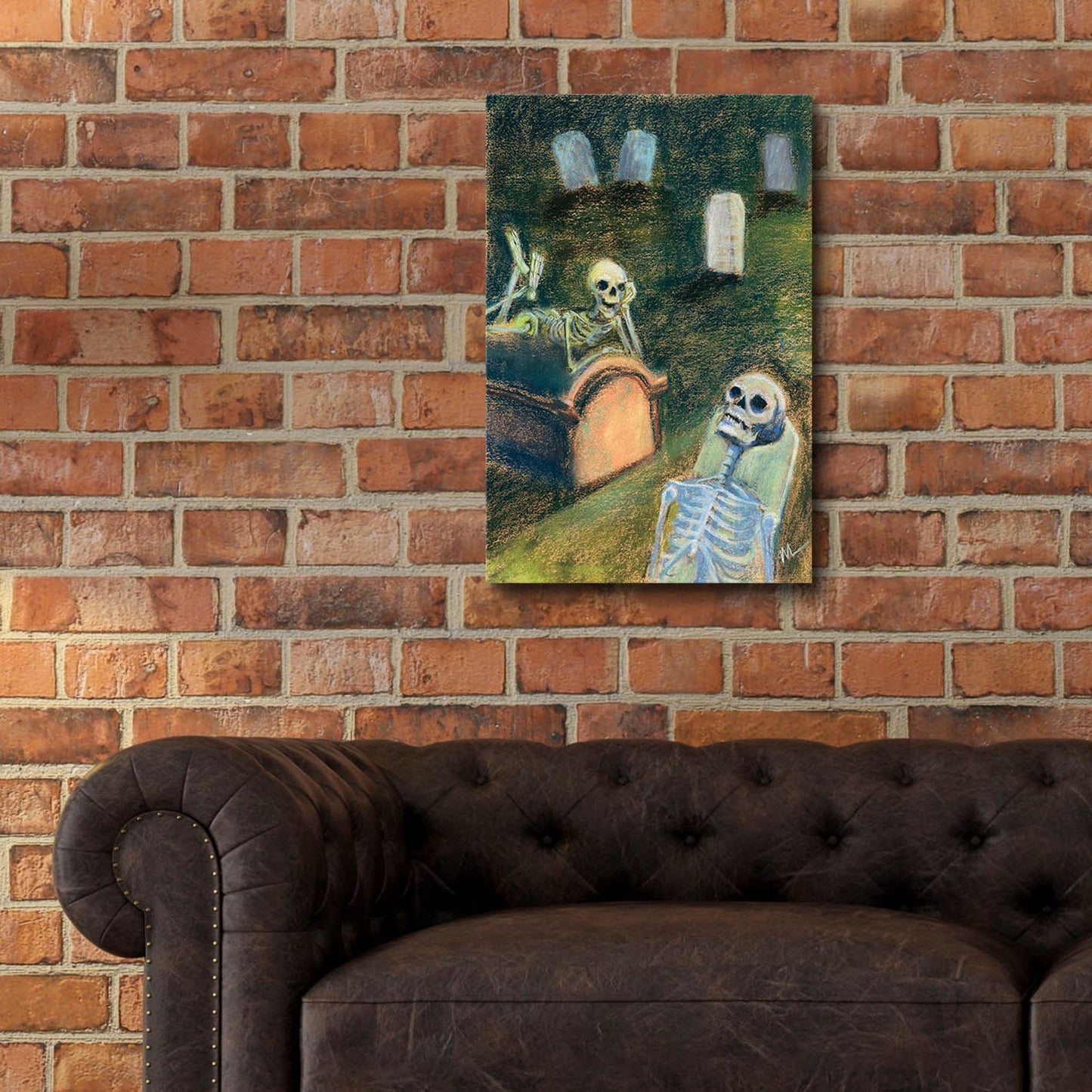 Epic Art 'There's nothing to do in this town' by Marie Marfia Fine Art, Acrylic Glass Wall Art,16x24