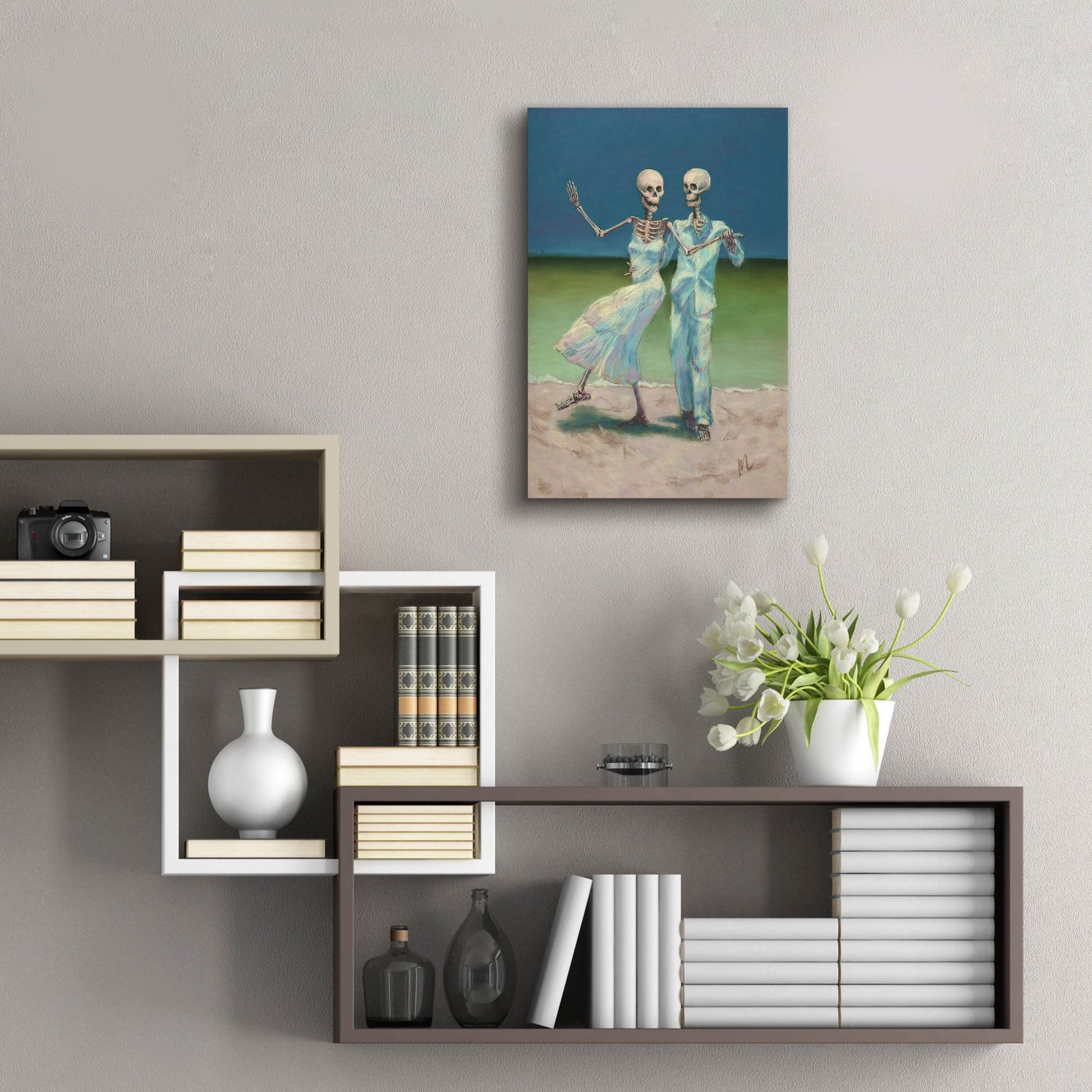 Epic Art 'Shall We Dance' by Marie Marfia Fine Art, Acrylic Glass Wall Art,16x24