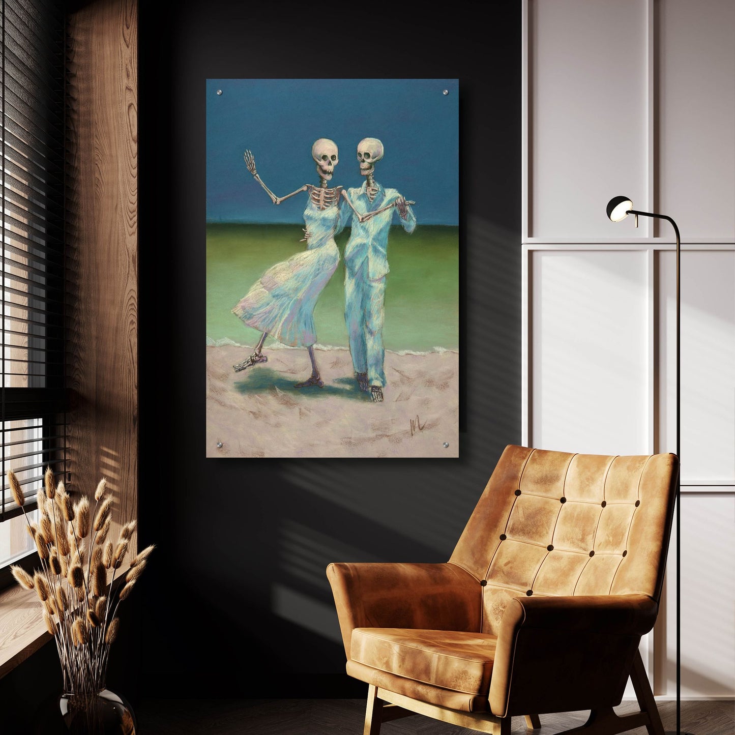 Epic Art 'Shall We Dance' by Marie Marfia Fine Art, Acrylic Glass Wall Art,24x36