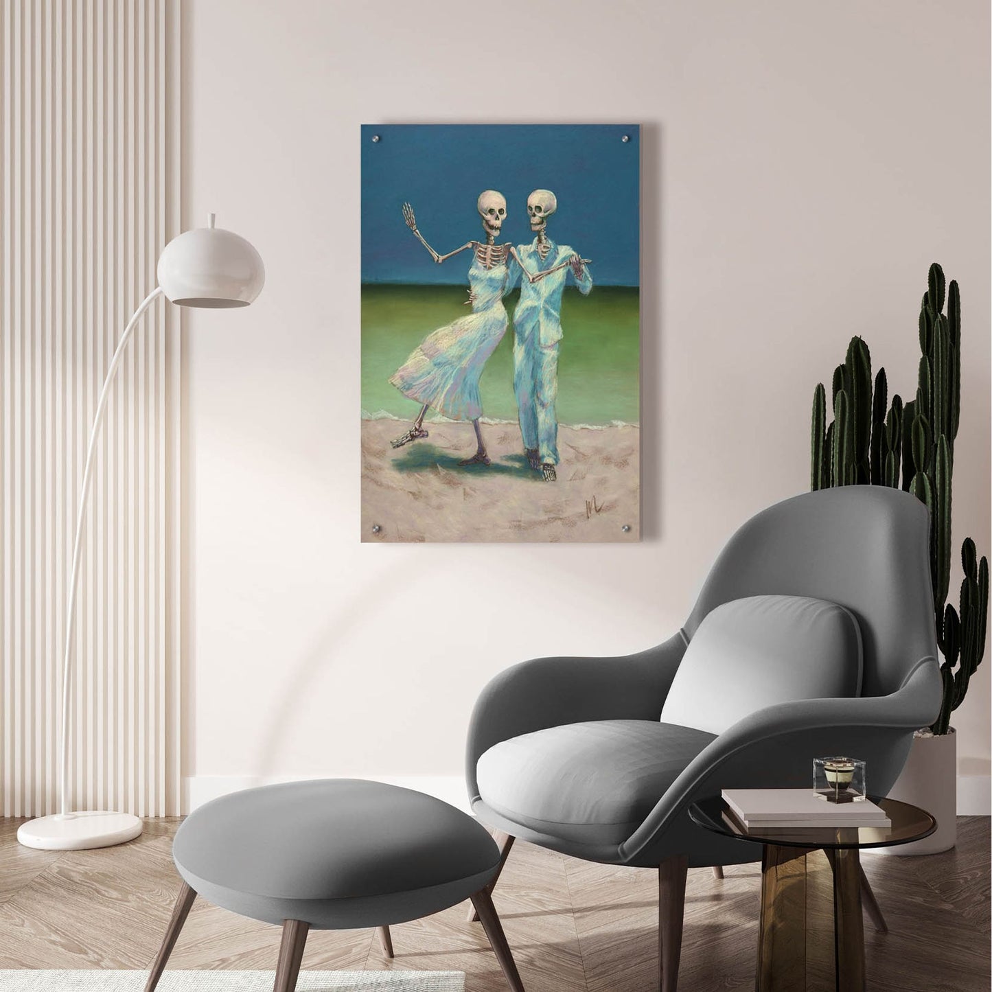 Epic Art 'Shall We Dance' by Marie Marfia Fine Art, Acrylic Glass Wall Art,24x36