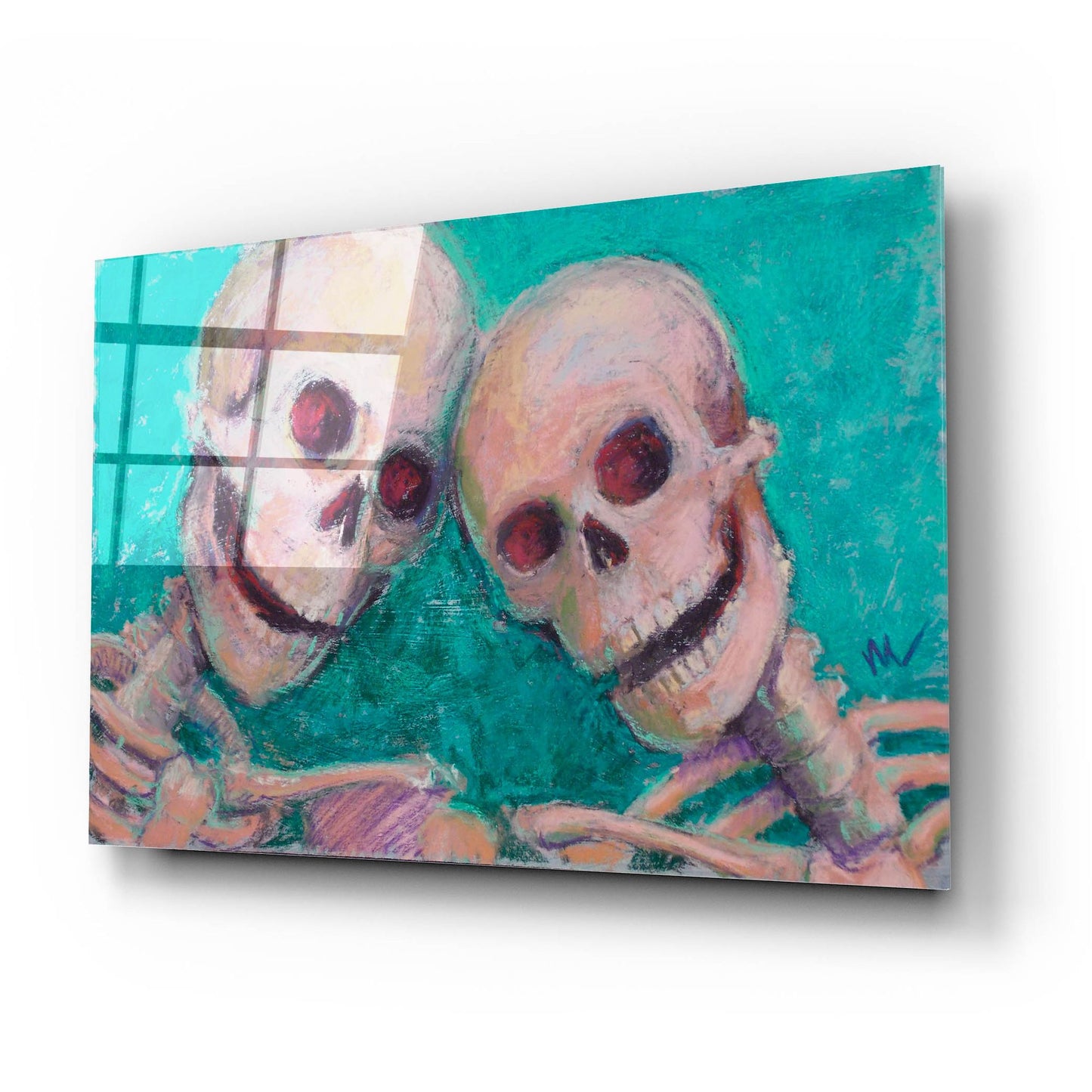 Epic Art 'BFFs' by Marie Marfia Fine Art, Acrylic Glass Wall Art,24x16