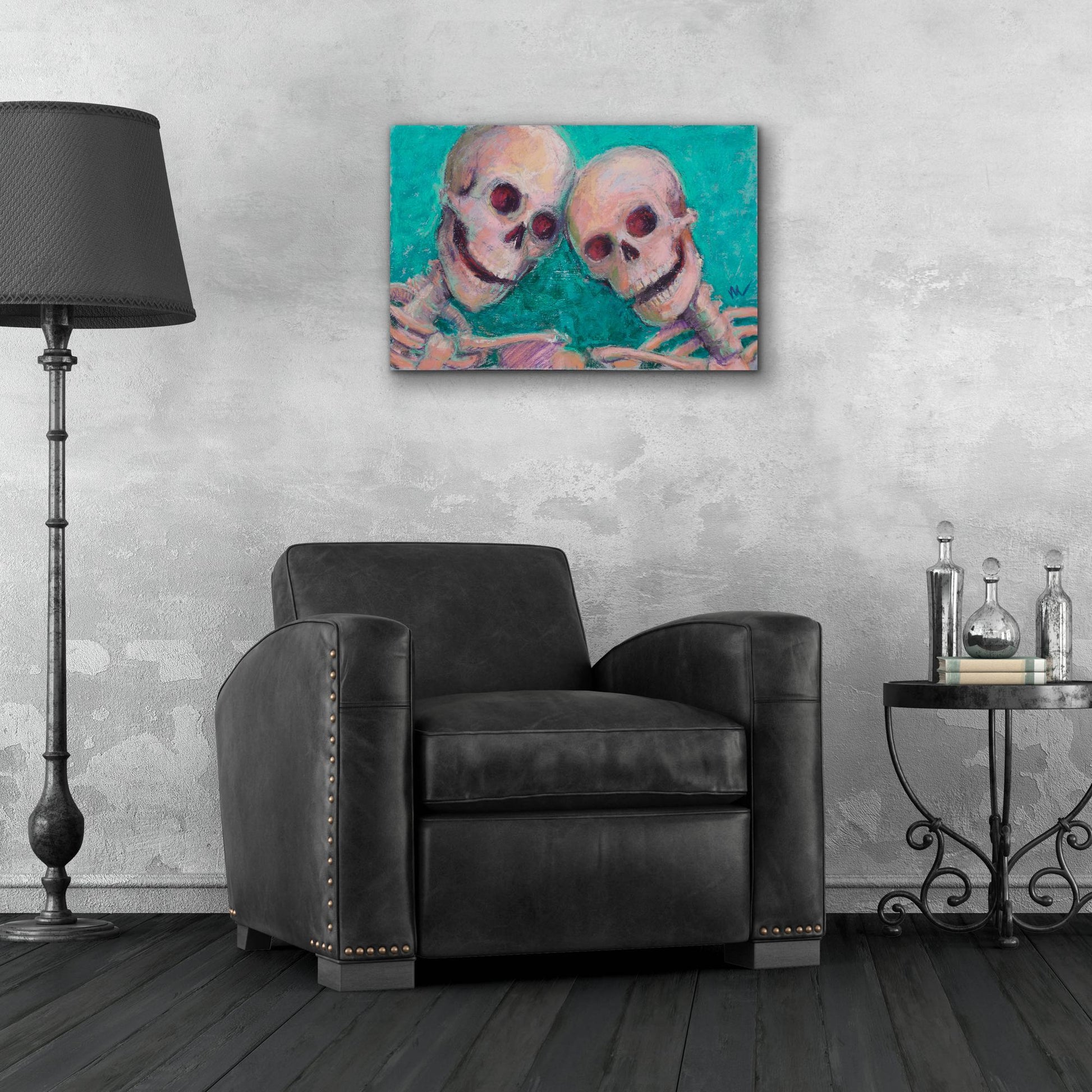 Epic Art 'BFFs' by Marie Marfia Fine Art, Acrylic Glass Wall Art,24x16