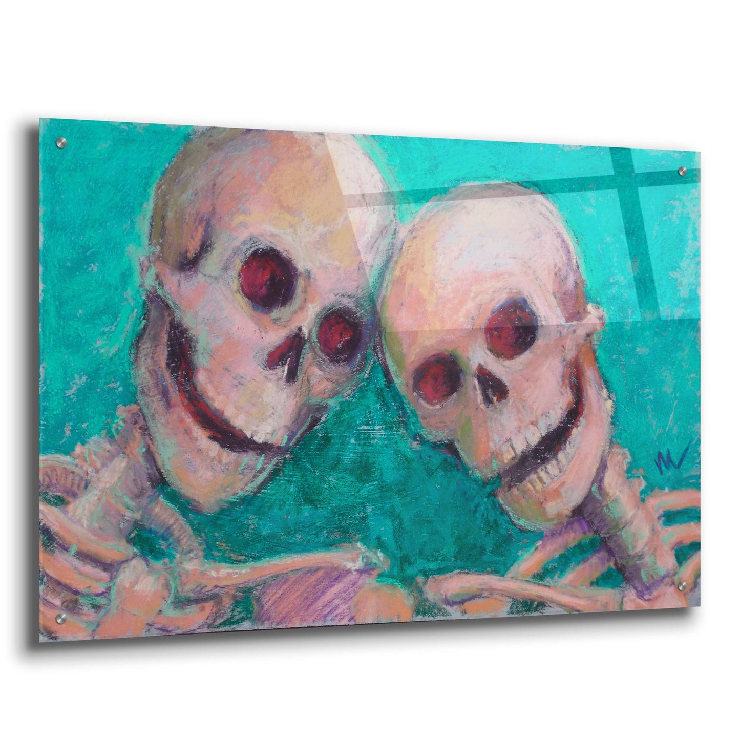 Epic Art 'BFFs' by Marie Marfia Fine Art, Acrylic Glass Wall Art,36x24