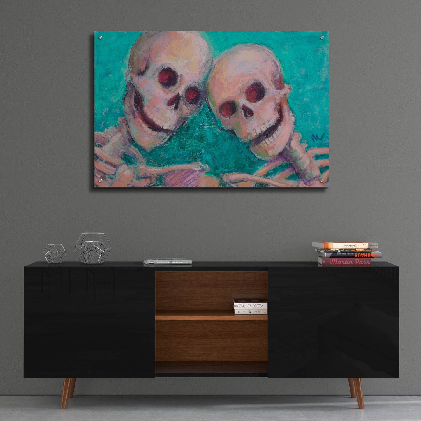 Epic Art 'BFFs' by Marie Marfia Fine Art, Acrylic Glass Wall Art,36x24