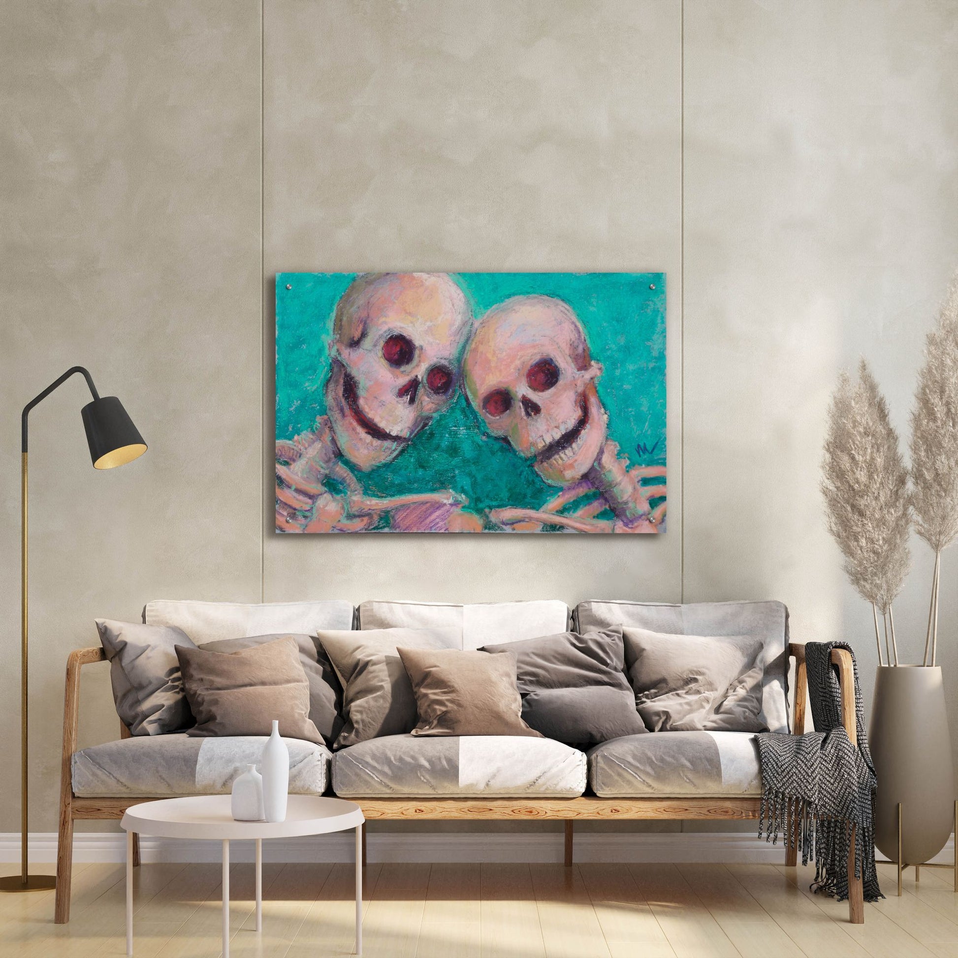 Epic Art 'BFFs' by Marie Marfia Fine Art, Acrylic Glass Wall Art,36x24