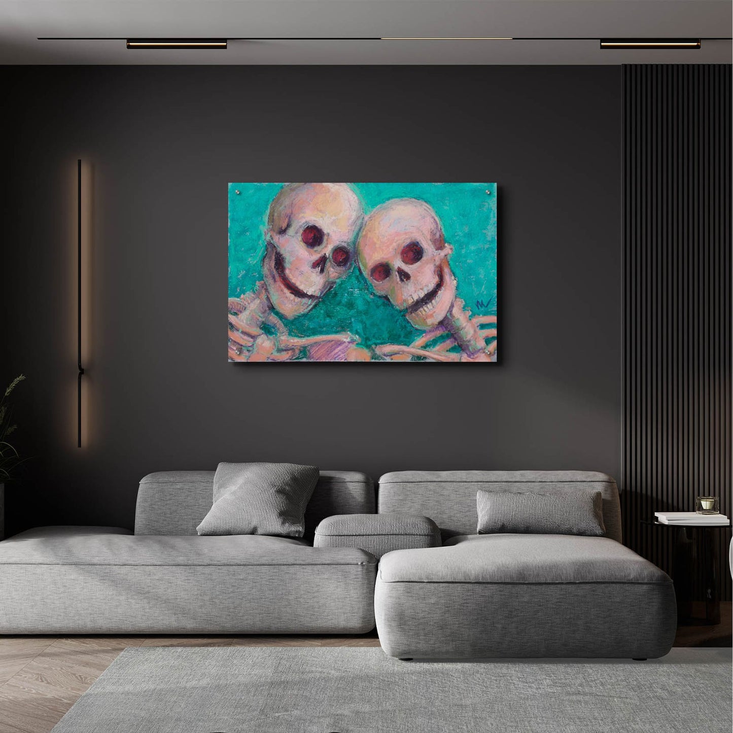 Epic Art 'BFFs' by Marie Marfia Fine Art, Acrylic Glass Wall Art,36x24