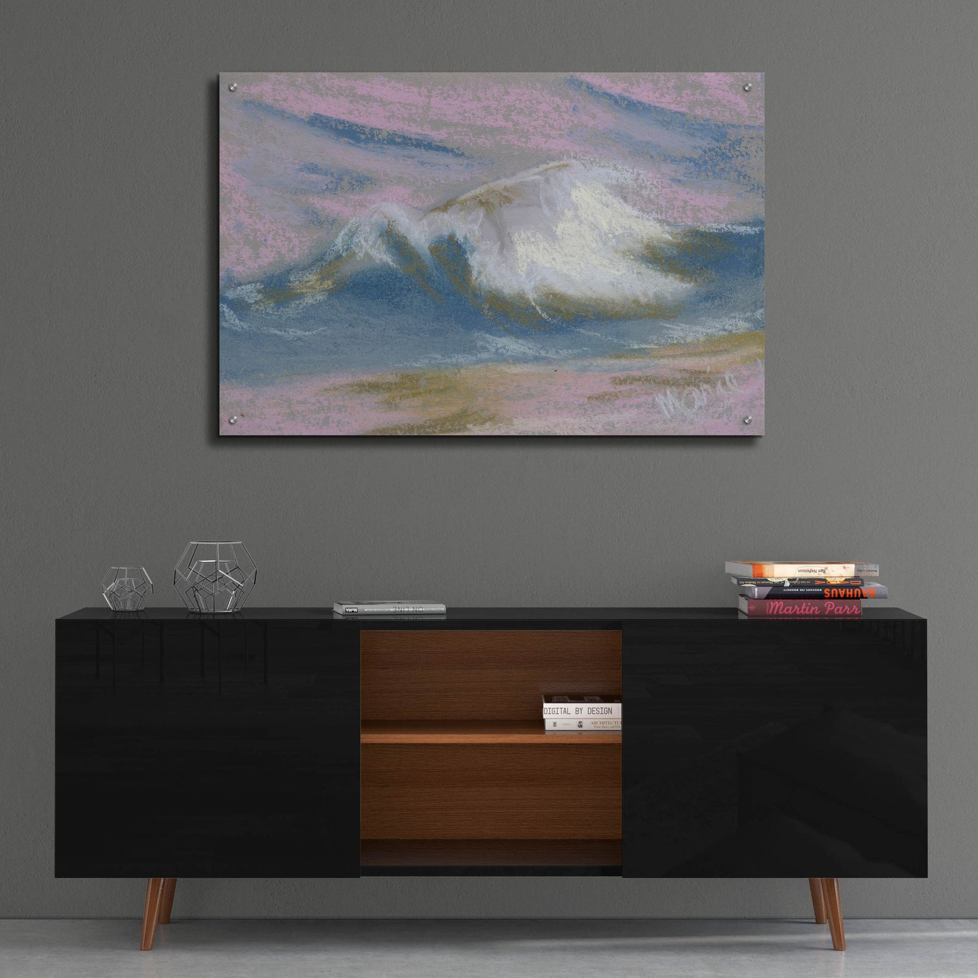 Epic Art 'Wave Portrait No. 49' by Marie Marfia Fine Art, Acrylic Glass Wall Art,36x24