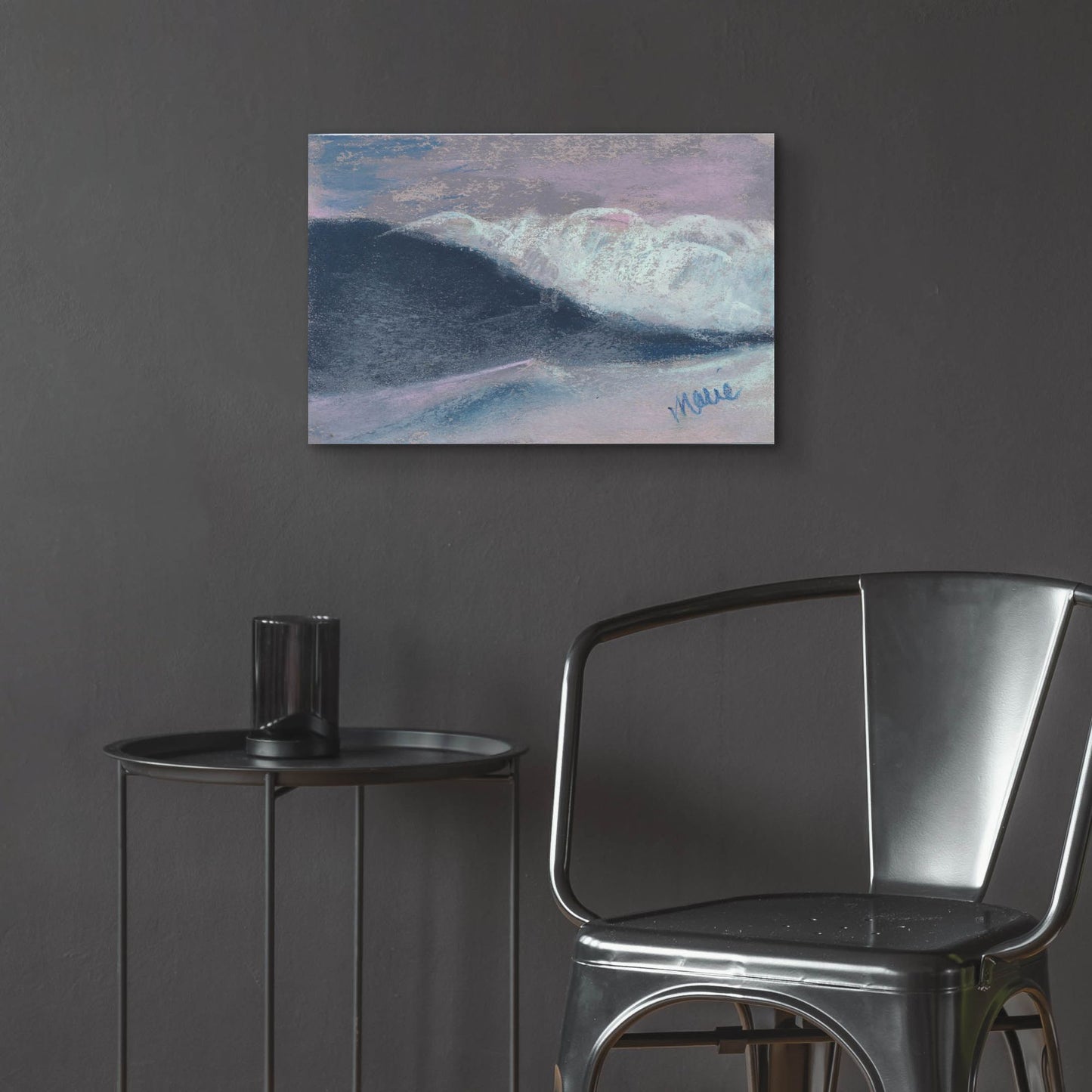 Epic Art 'Wave Portrait No. 57' by Marie Marfia Fine Art, Acrylic Glass Wall Art,24x16