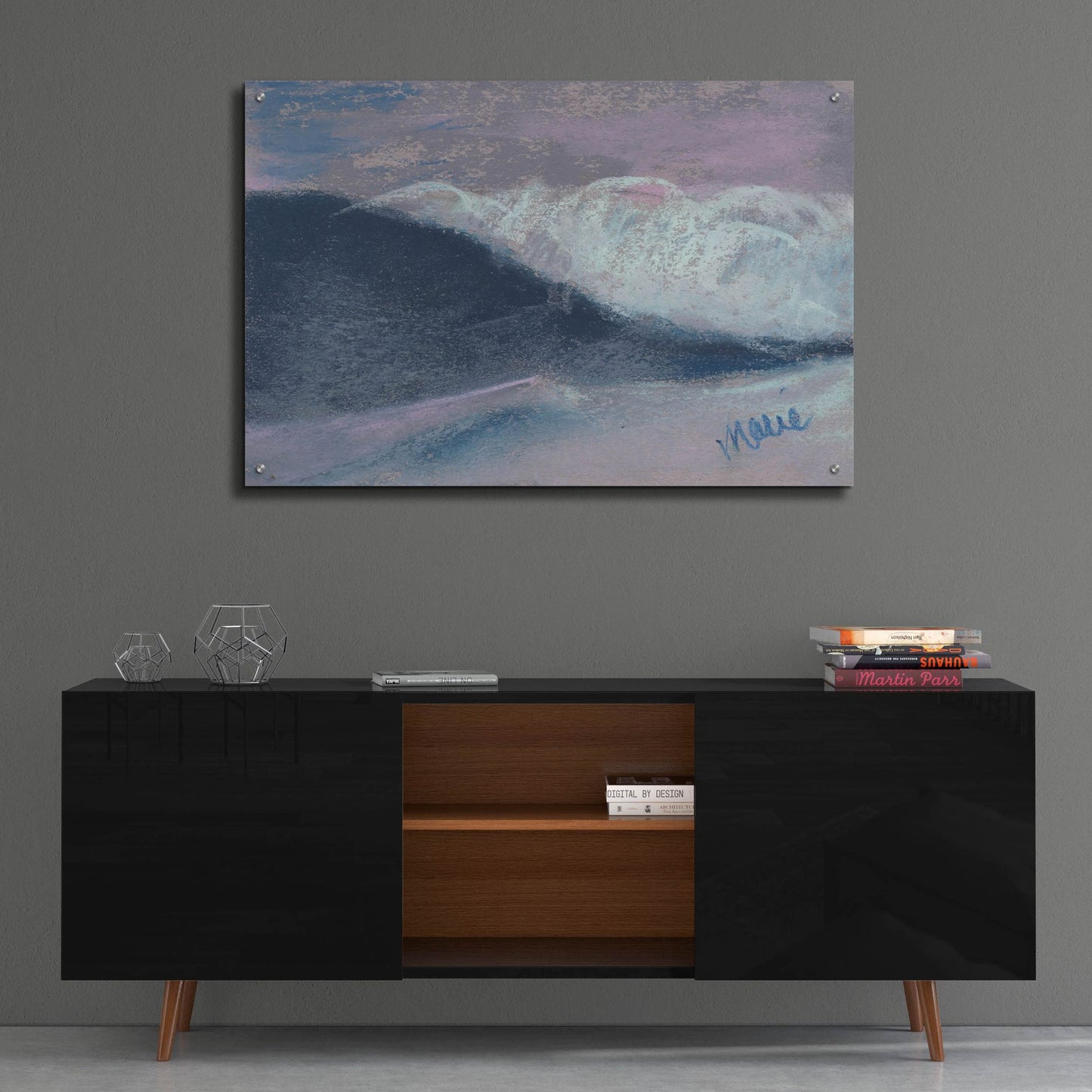 Epic Art 'Wave Portrait No. 57' by Marie Marfia Fine Art, Acrylic Glass Wall Art,36x24