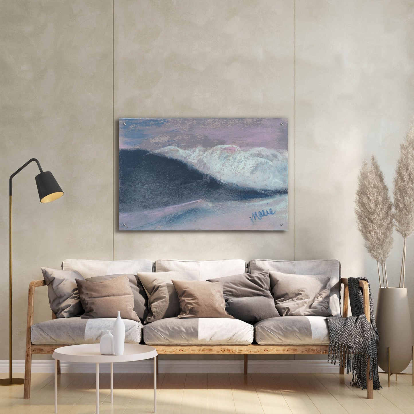 Epic Art 'Wave Portrait No. 57' by Marie Marfia Fine Art, Acrylic Glass Wall Art,36x24