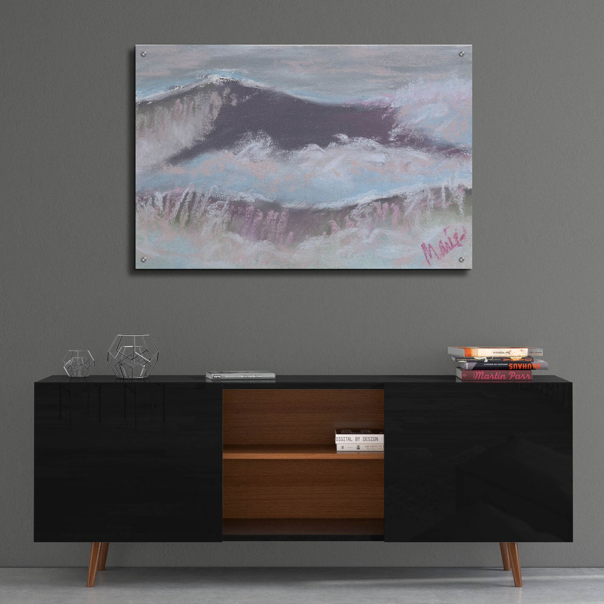 Epic Art 'Wave Portrait No. 66' by Marie Marfia Fine Art, Acrylic Glass Wall Art,36x24