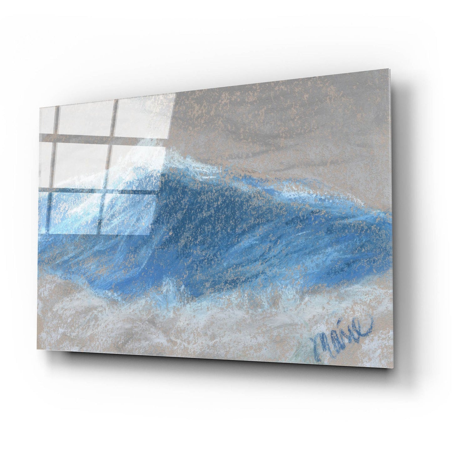 Epic Art 'Wave Portrait No. 87' by Marie Marfia Fine Art, Acrylic Glass Wall Art,24x16