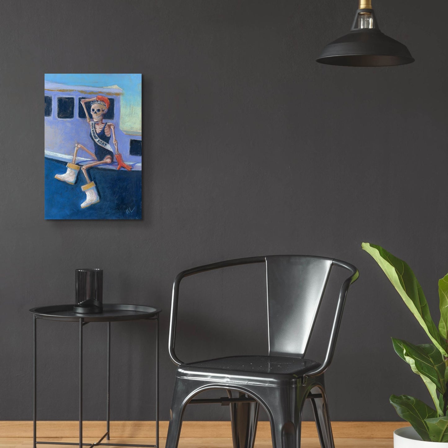 Epic Art 'Miss Shrimp Boat' by Marie Marfia Fine Art, Acrylic Glass Wall Art,16x24