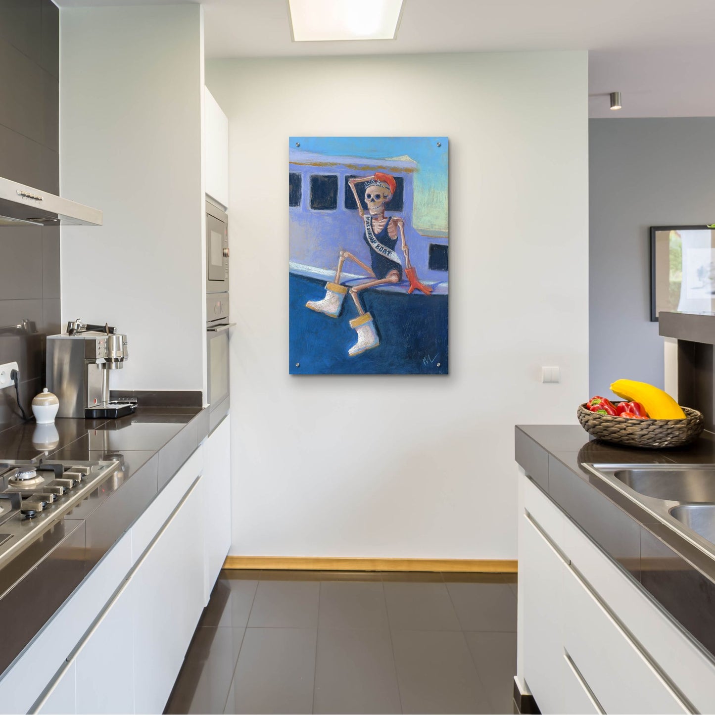 Epic Art 'Miss Shrimp Boat' by Marie Marfia Fine Art, Acrylic Glass Wall Art,24x36