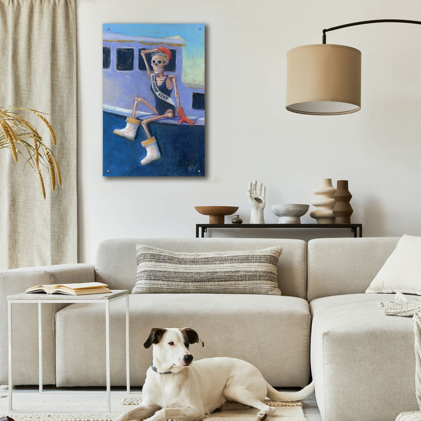 Epic Art 'Miss Shrimp Boat' by Marie Marfia Fine Art, Acrylic Glass Wall Art,24x36