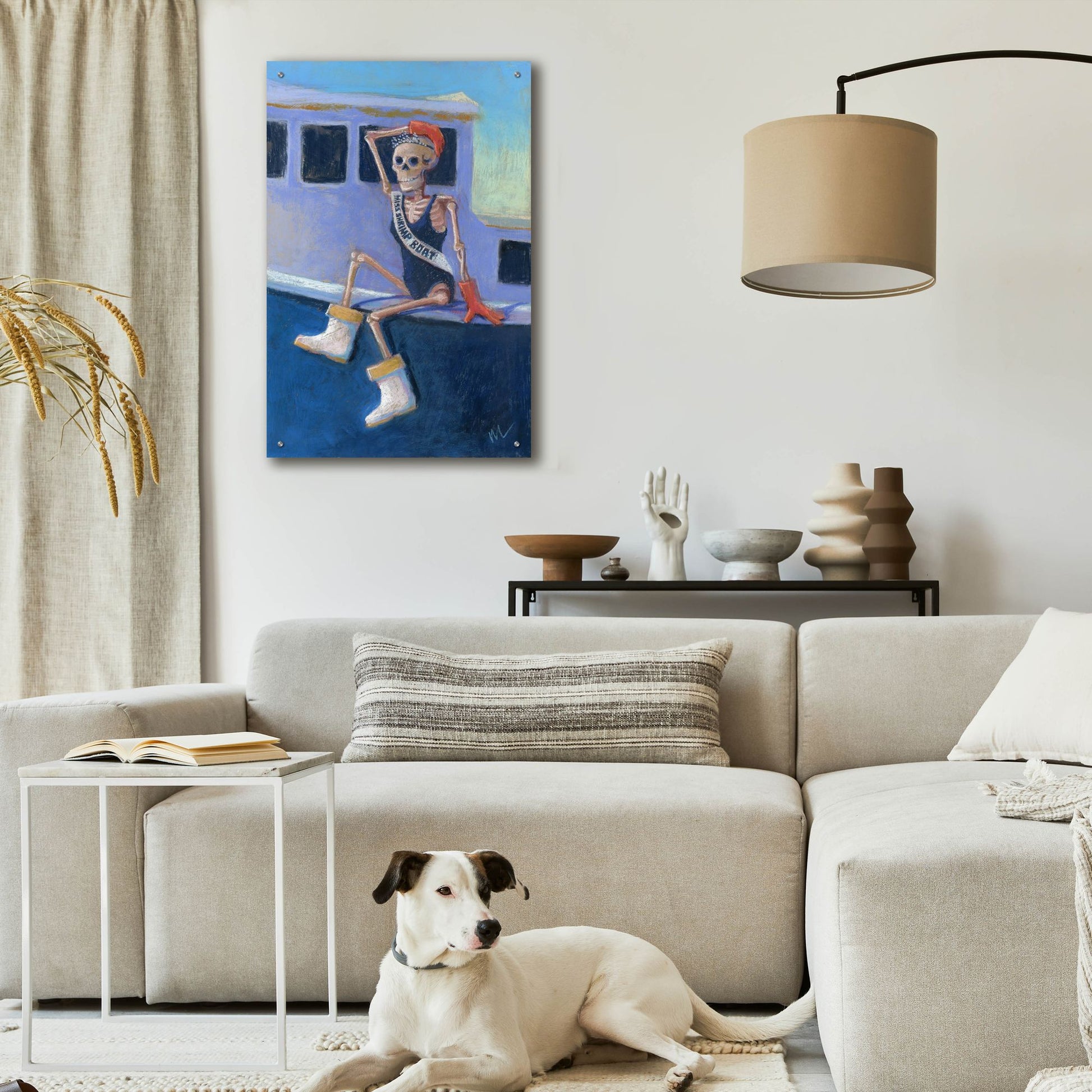 Epic Art 'Miss Shrimp Boat' by Marie Marfia Fine Art, Acrylic Glass Wall Art,24x36