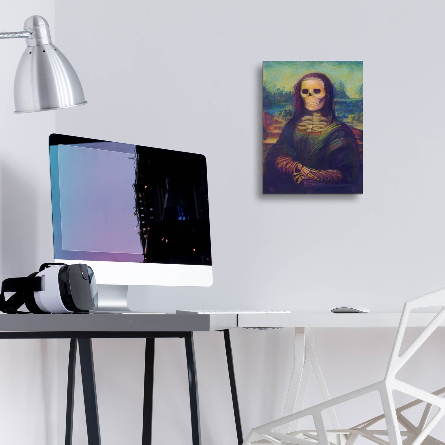 Epic Art 'Bona Lisa' by Marie Marfia Fine Art, Acrylic Glass Wall Art,12x16