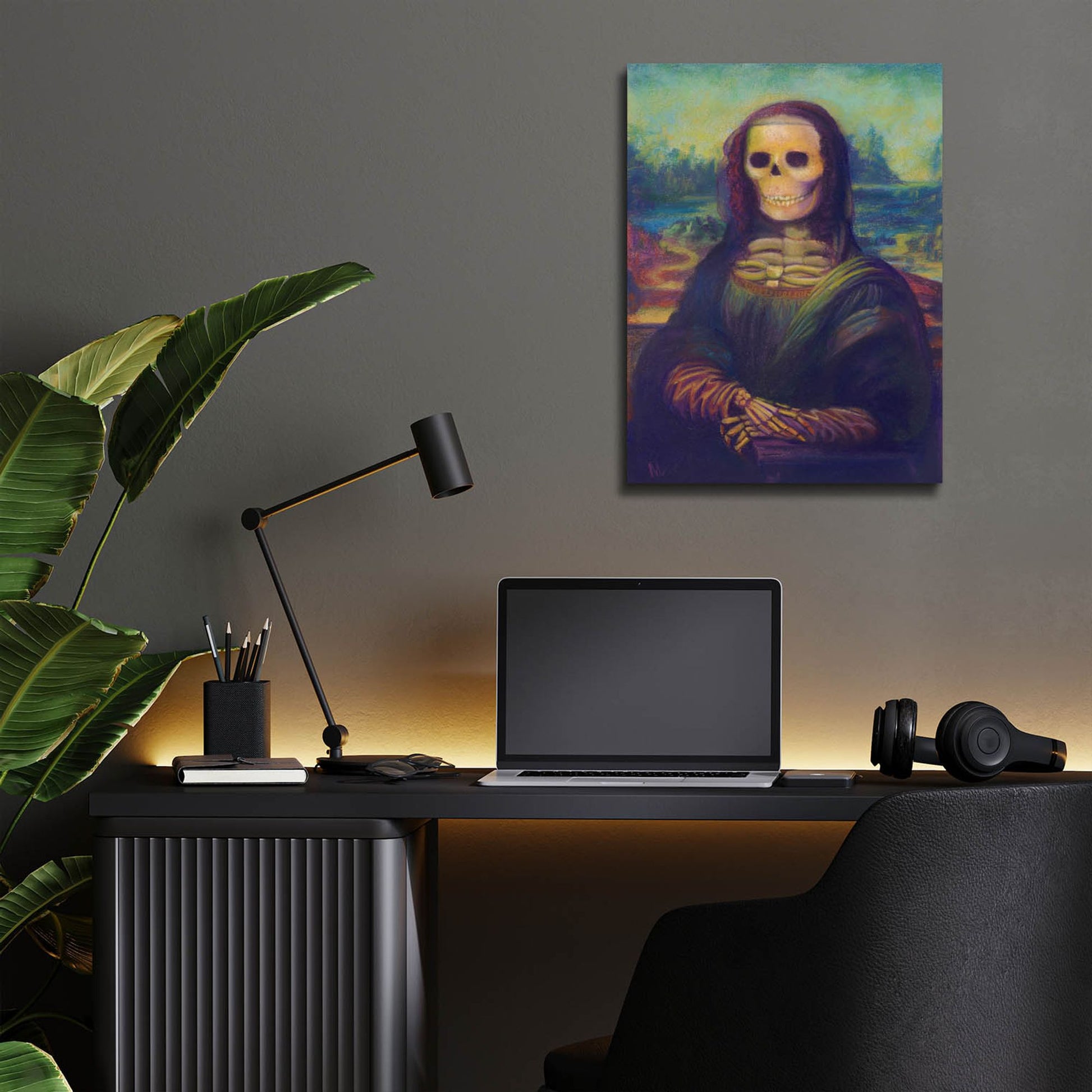 Epic Art 'Bona Lisa' by Marie Marfia Fine Art, Acrylic Glass Wall Art,12x16