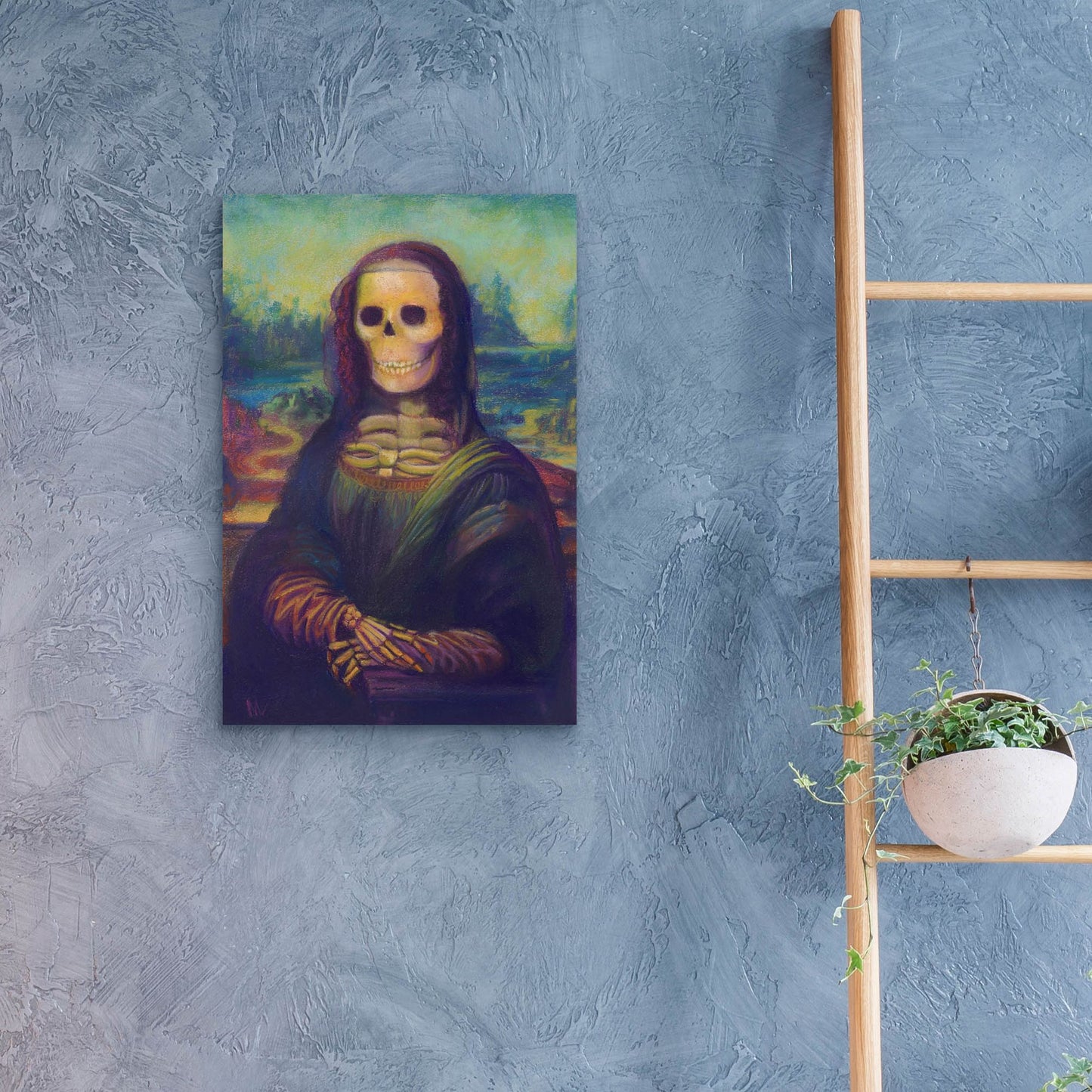 Epic Art 'Bona Lisa' by Marie Marfia Fine Art, Acrylic Glass Wall Art,16x24