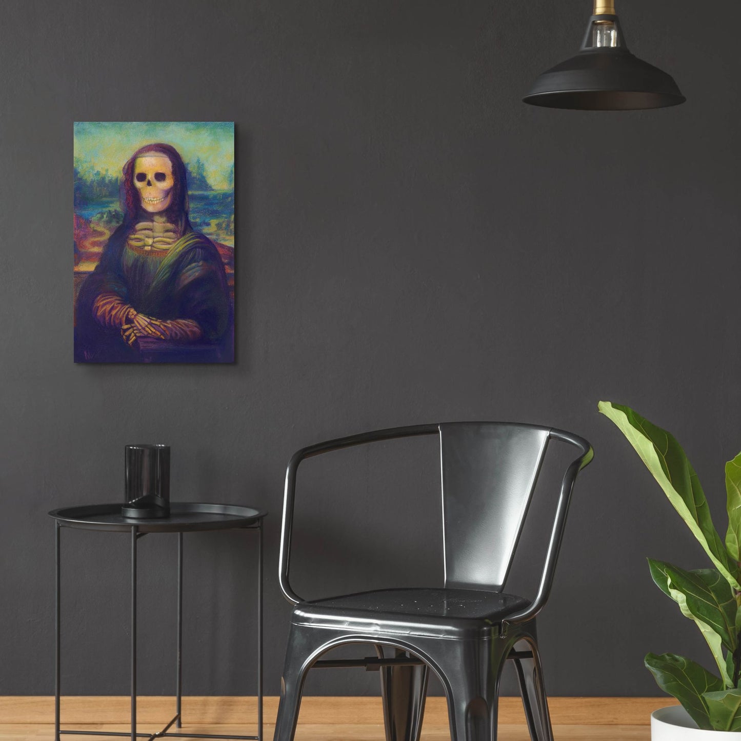 Epic Art 'Bona Lisa' by Marie Marfia Fine Art, Acrylic Glass Wall Art,16x24