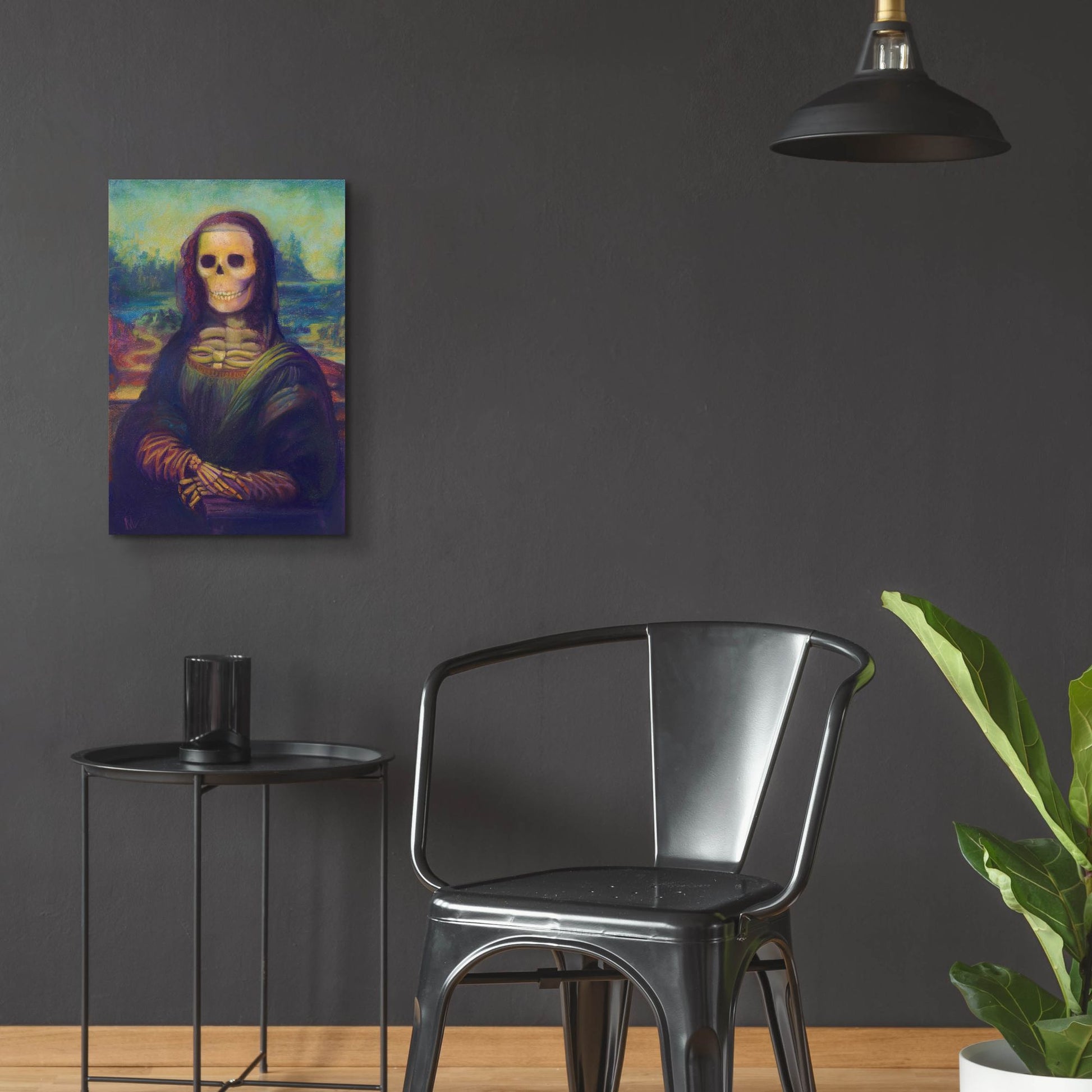 Epic Art 'Bona Lisa' by Marie Marfia Fine Art, Acrylic Glass Wall Art,16x24