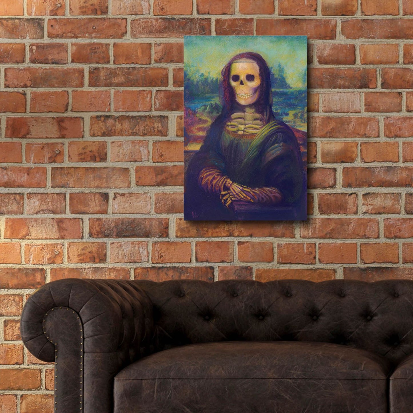 Epic Art 'Bona Lisa' by Marie Marfia Fine Art, Acrylic Glass Wall Art,16x24