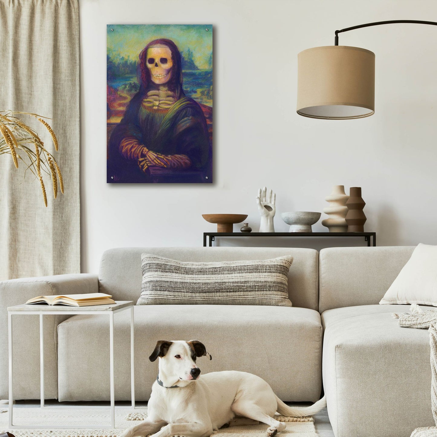 Epic Art 'Bona Lisa' by Marie Marfia Fine Art, Acrylic Glass Wall Art,24x36