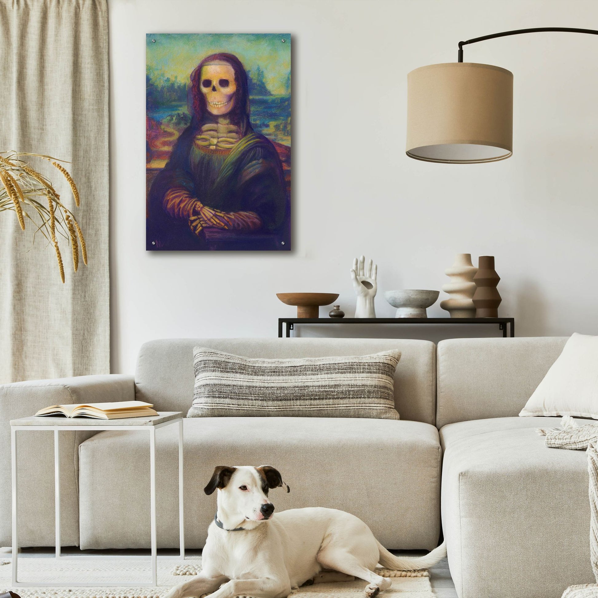 Epic Art 'Bona Lisa' by Marie Marfia Fine Art, Acrylic Glass Wall Art,24x36