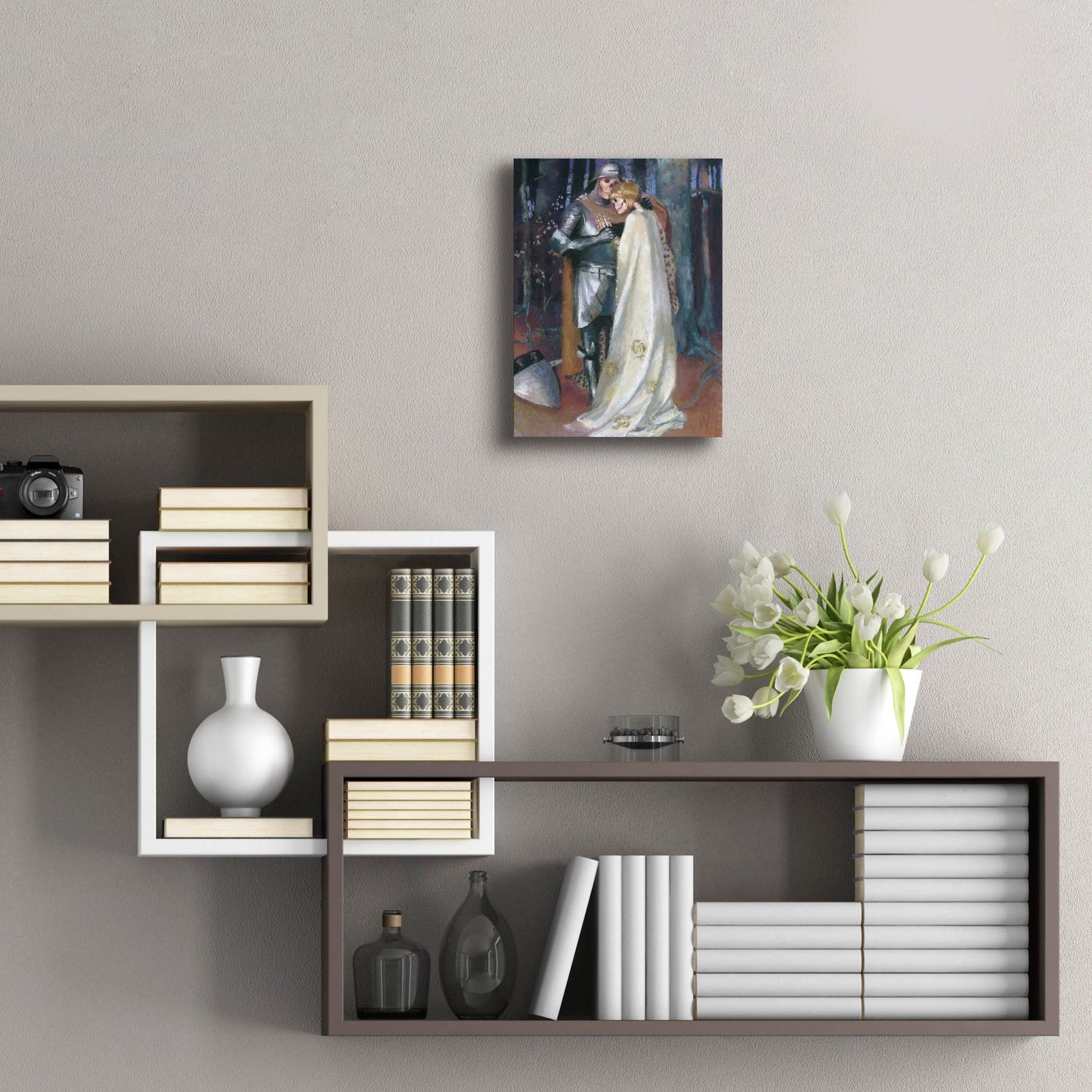 Epic Art 'Neverending Love Story' by Marie Marfia Fine Art, Acrylic Glass Wall Art,12x16