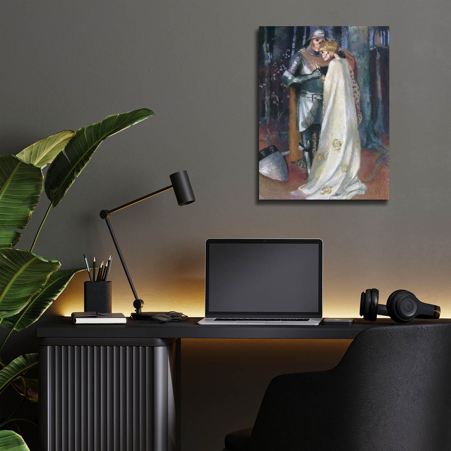 Epic Art 'Neverending Love Story' by Marie Marfia Fine Art, Acrylic Glass Wall Art,12x16