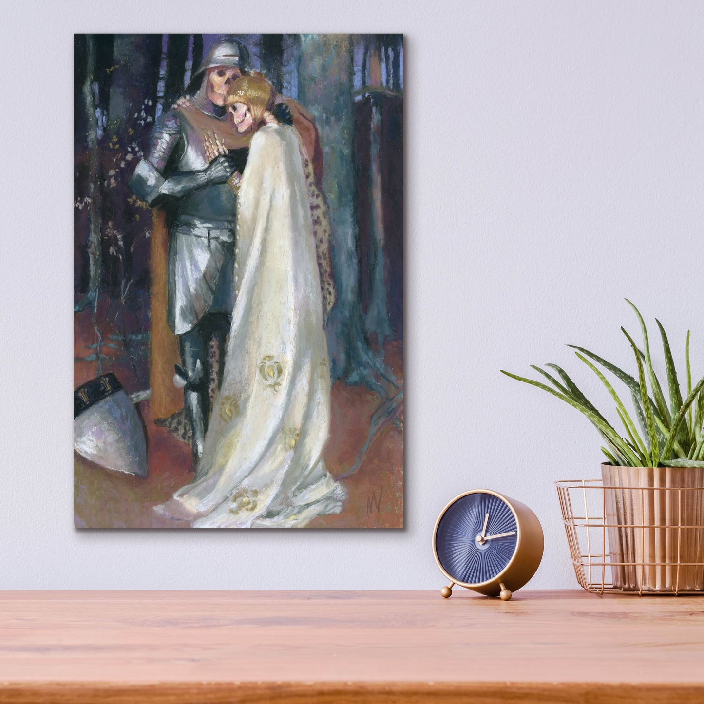 Epic Art 'Neverending Love Story' by Marie Marfia Fine Art, Acrylic Glass Wall Art,12x16