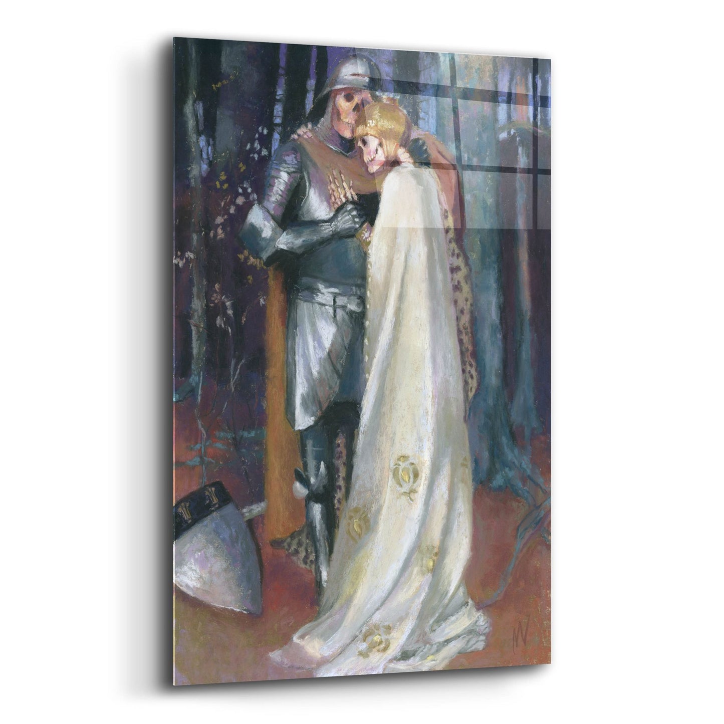 Epic Art 'Neverending Love Story' by Marie Marfia Fine Art, Acrylic Glass Wall Art,16x24