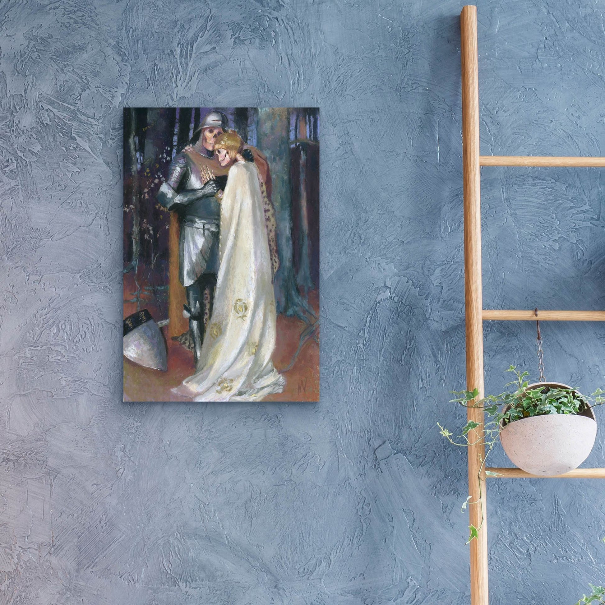 Epic Art 'Neverending Love Story' by Marie Marfia Fine Art, Acrylic Glass Wall Art,16x24