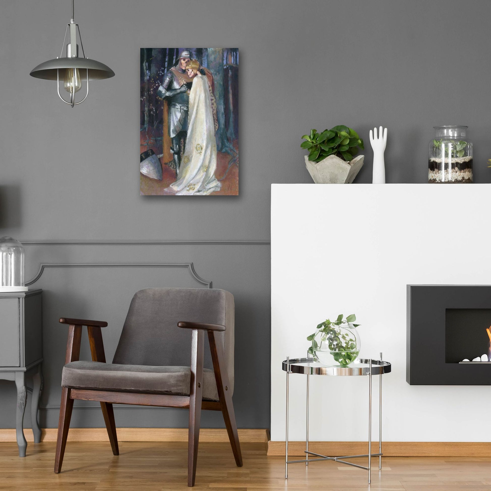 Epic Art 'Neverending Love Story' by Marie Marfia Fine Art, Acrylic Glass Wall Art,16x24