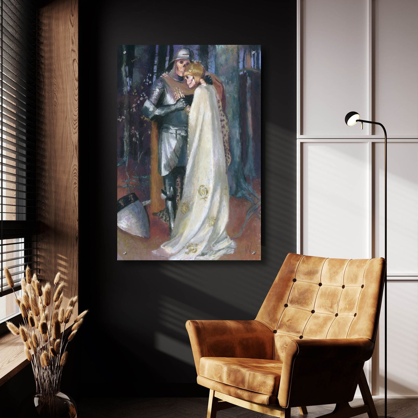Epic Art 'Neverending Love Story' by Marie Marfia Fine Art, Acrylic Glass Wall Art,24x36