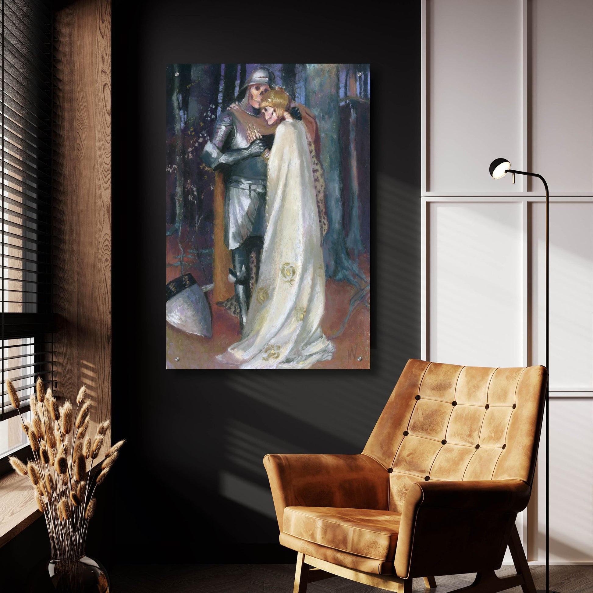 Epic Art 'Neverending Love Story' by Marie Marfia Fine Art, Acrylic Glass Wall Art,24x36
