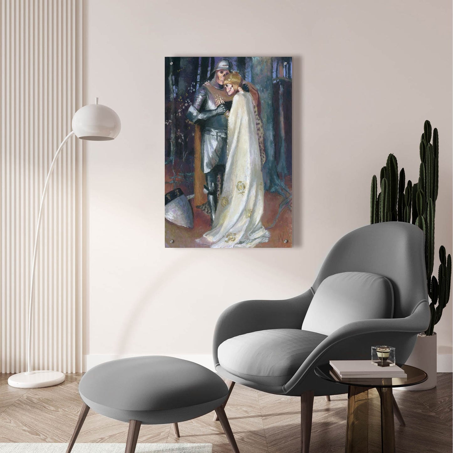 Epic Art 'Neverending Love Story' by Marie Marfia Fine Art, Acrylic Glass Wall Art,24x36