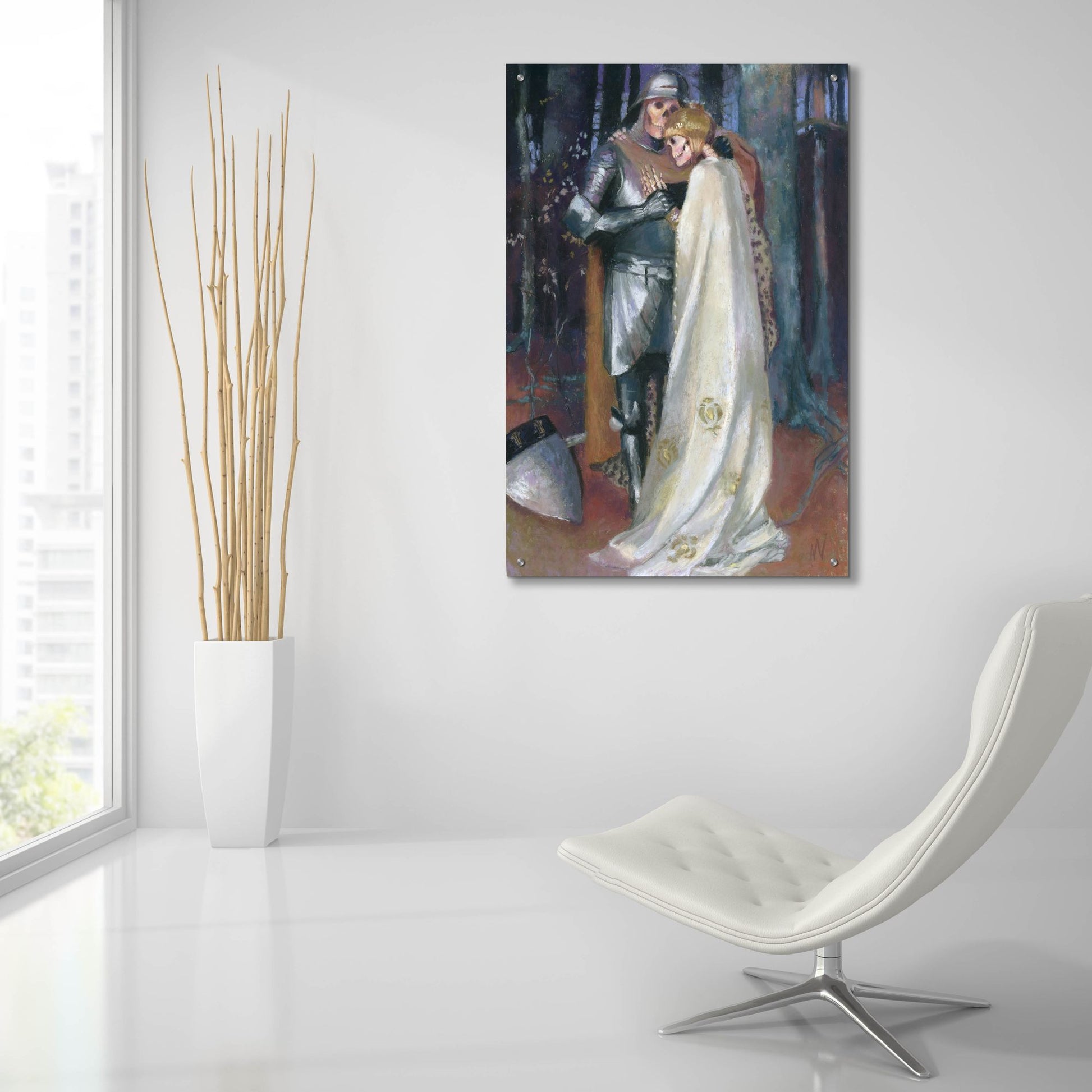 Epic Art 'Neverending Love Story' by Marie Marfia Fine Art, Acrylic Glass Wall Art,24x36