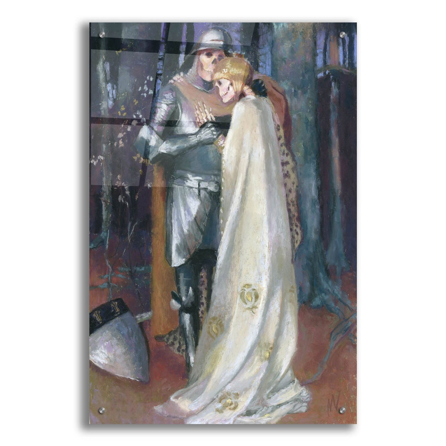 Epic Art 'Neverending Love Story' by Marie Marfia Fine Art, Acrylic Glass Wall Art,24x36