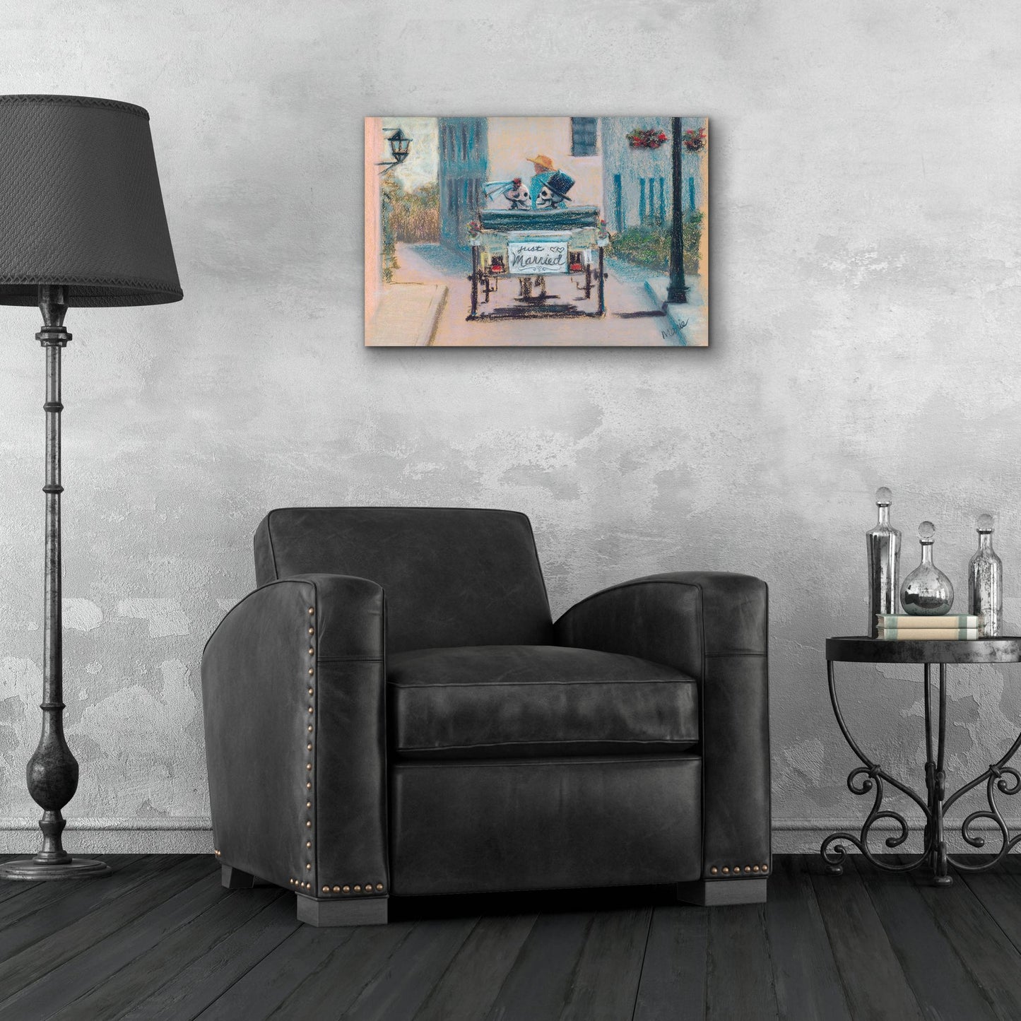Epic Art 'Happily Ever After' by Marie Marfia Fine Art, Acrylic Glass Wall Art,24x16