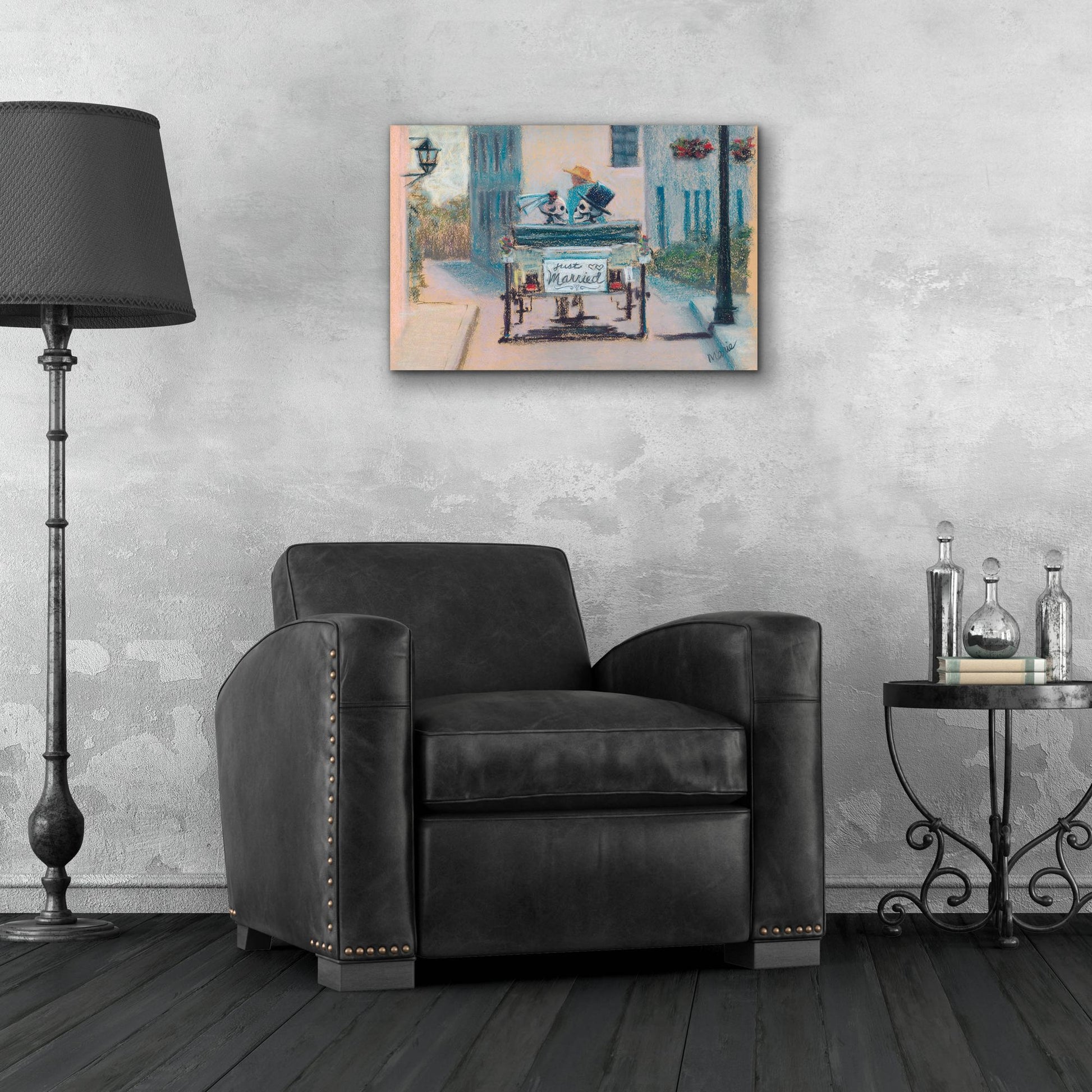 Epic Art 'Happily Ever After' by Marie Marfia Fine Art, Acrylic Glass Wall Art,24x16