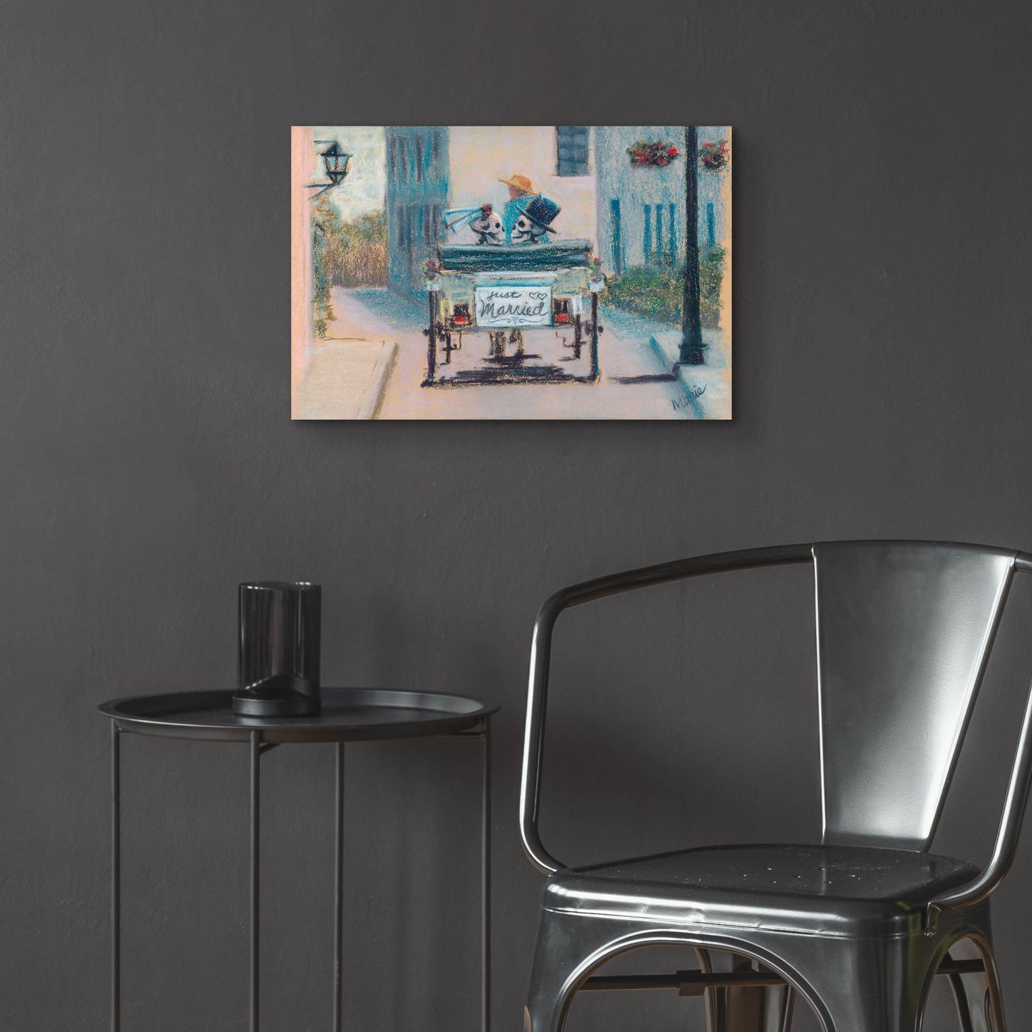 Epic Art 'Happily Ever After' by Marie Marfia Fine Art, Acrylic Glass Wall Art,24x16